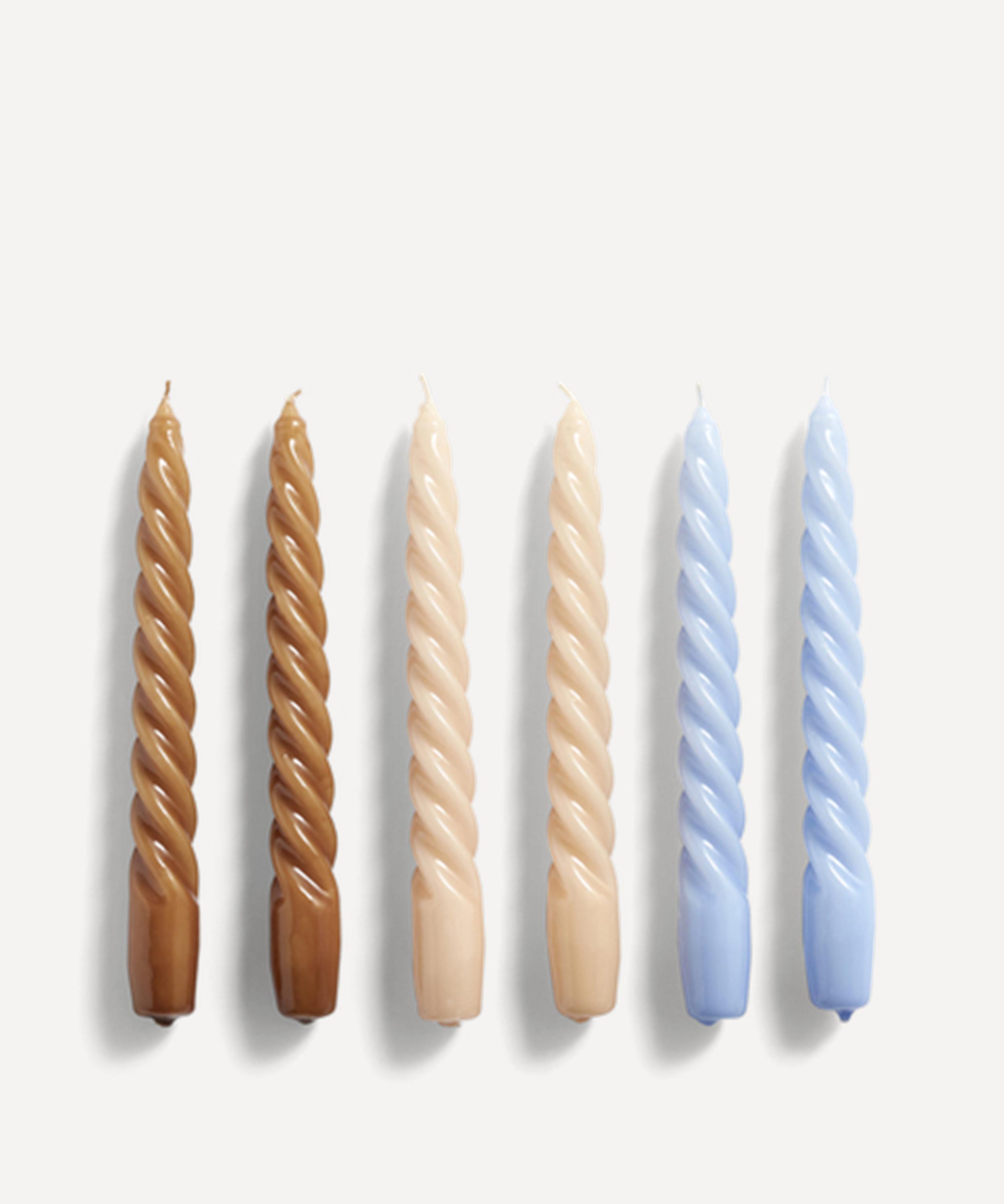 Hay Twist Candles Set Of Six