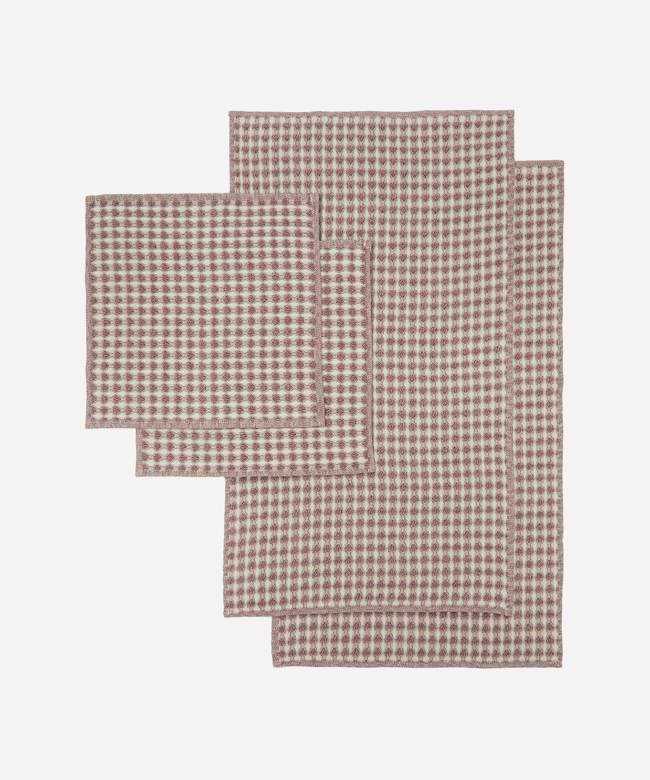HAY HAY TWIST DISH CLOTHS AND TEA TOWELS SET OF 4 000712116