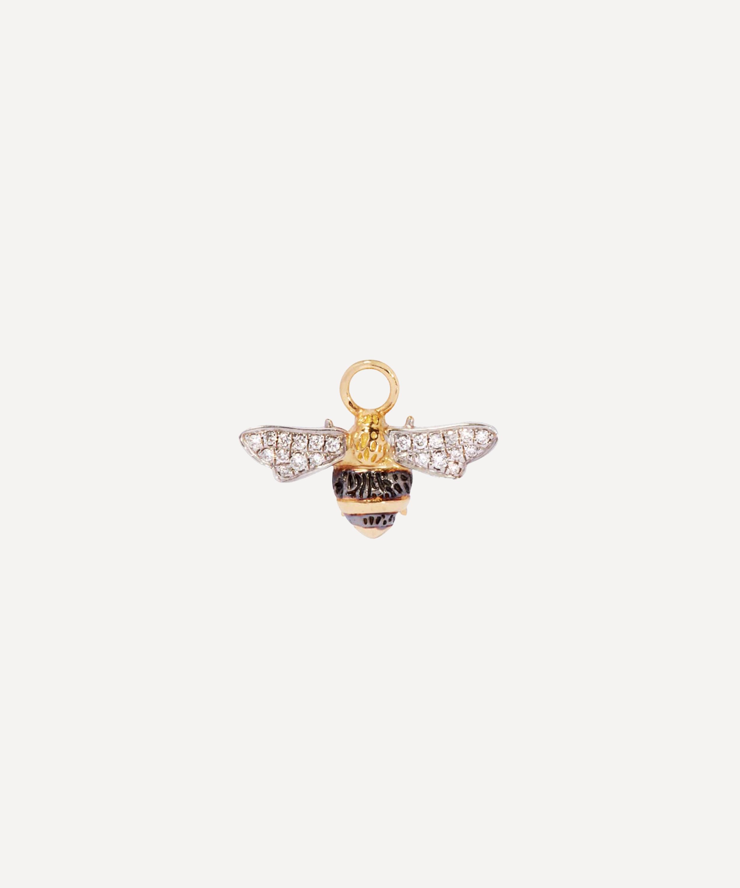 Annoushka 18ct Gold Mythology Single Diamond Bee Earring Drop Luxury Christmas Gift / Present