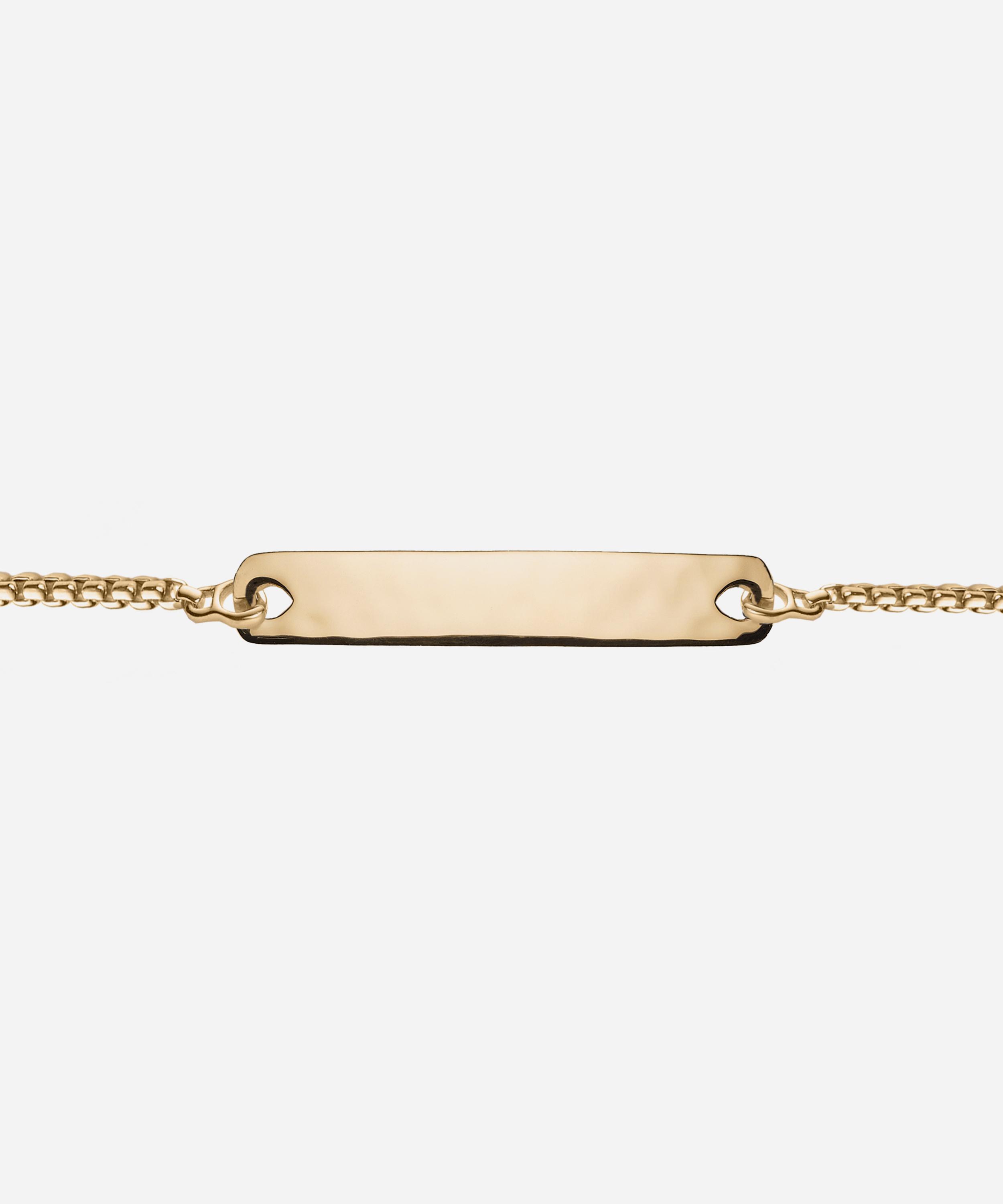 Monica Vinader Engravable Havana Friendship Chain Bracelet (exclusive Collection) In Gold