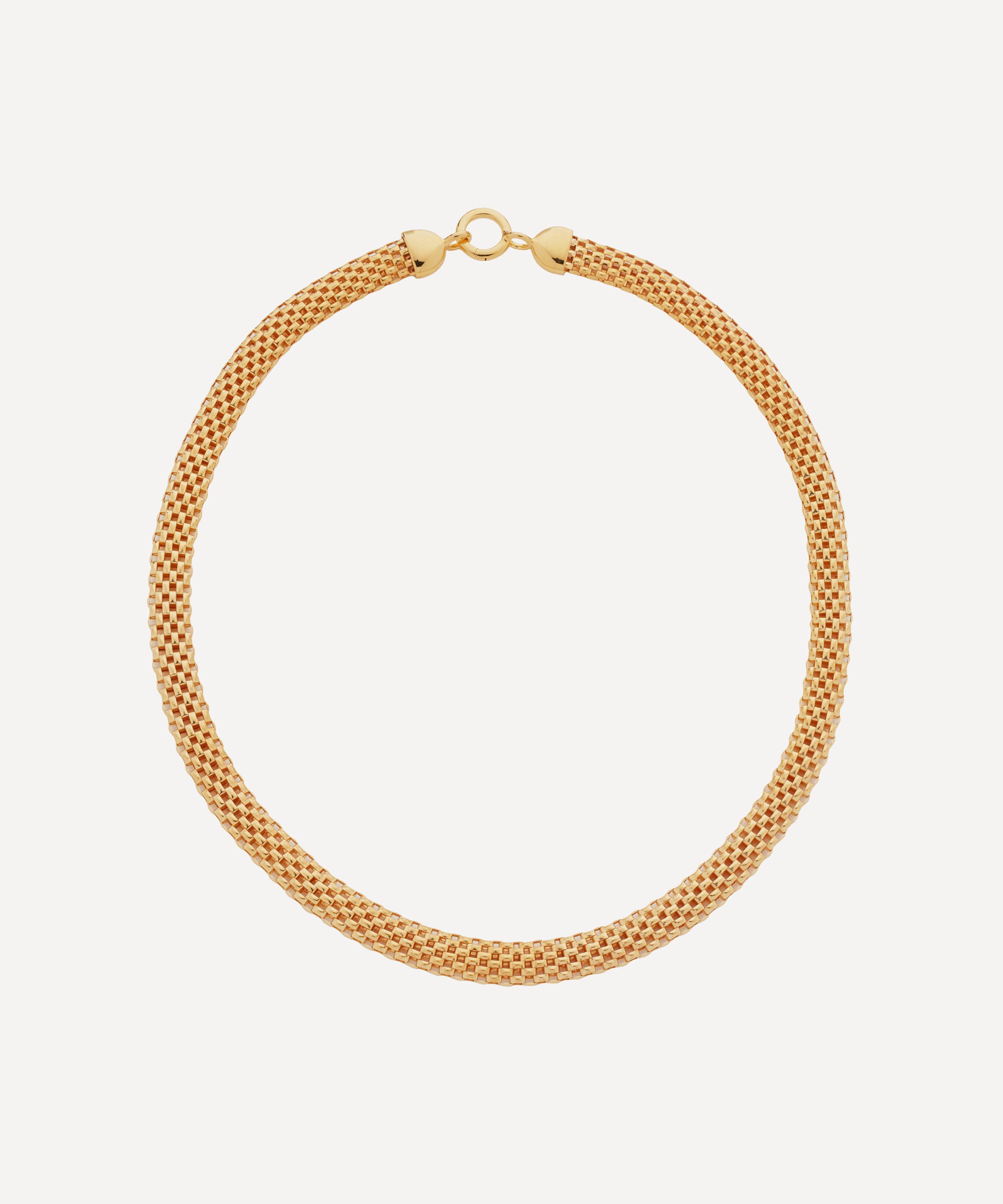 Monica Vinader 18ct Gold Plated Vermeil Silver Heirloom Chain Necklace In Gold