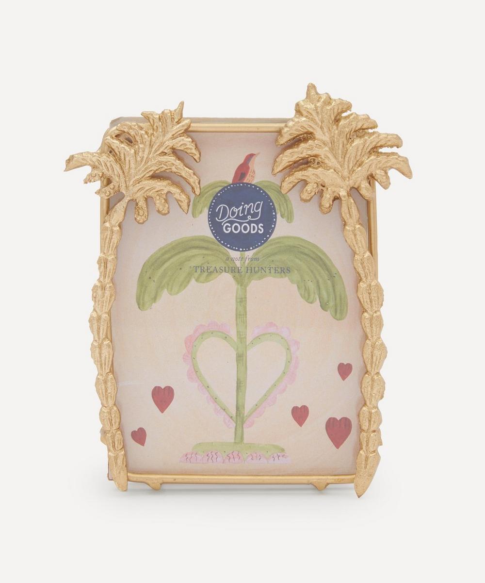 DOING GOODS HERITAGE PALM SMALL PHOTO FRAME,000712660