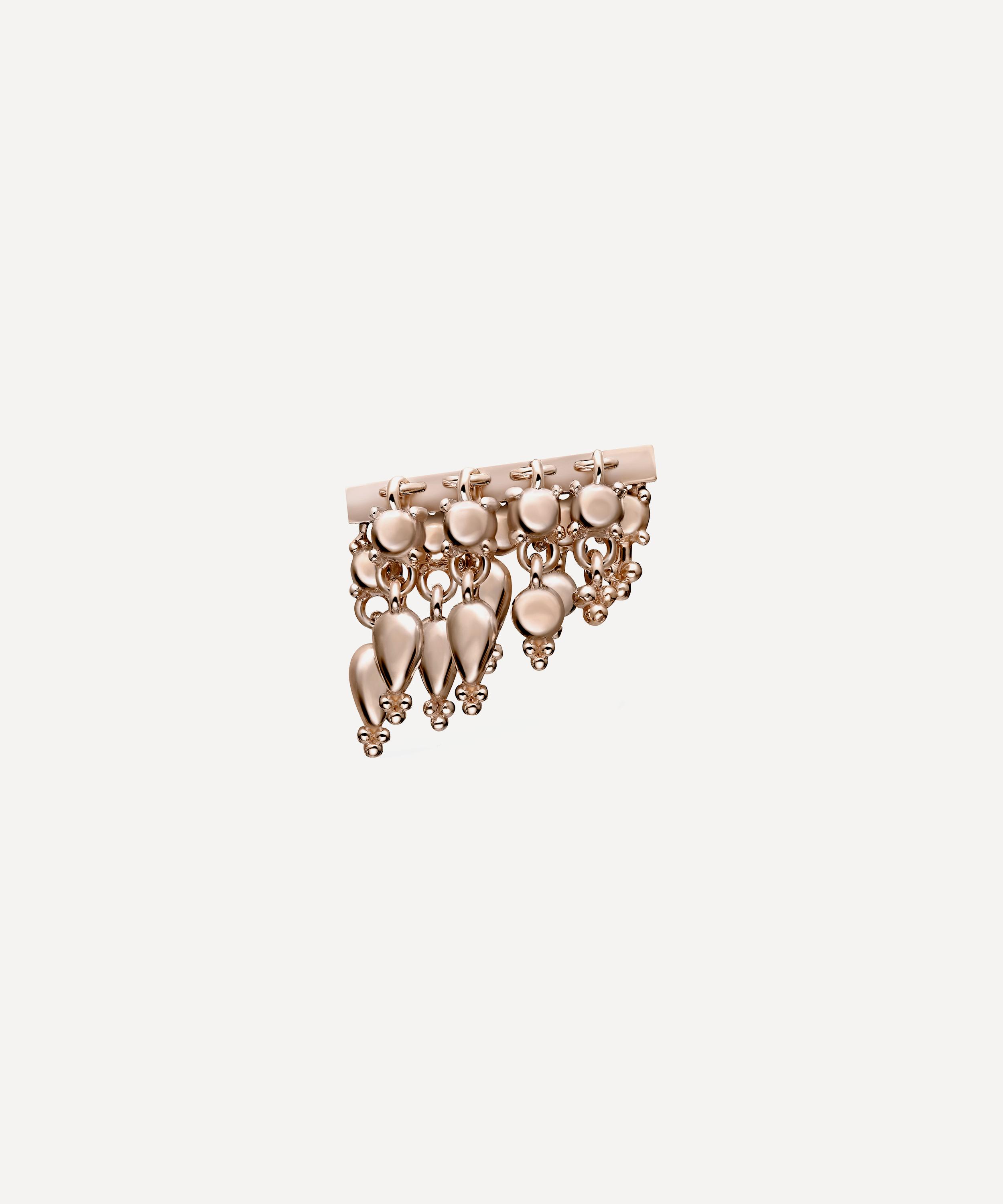 MARIA TASH MARIA TASH 14CT 11MM TASSEL BAR STUD EARRING LEFT 000713708