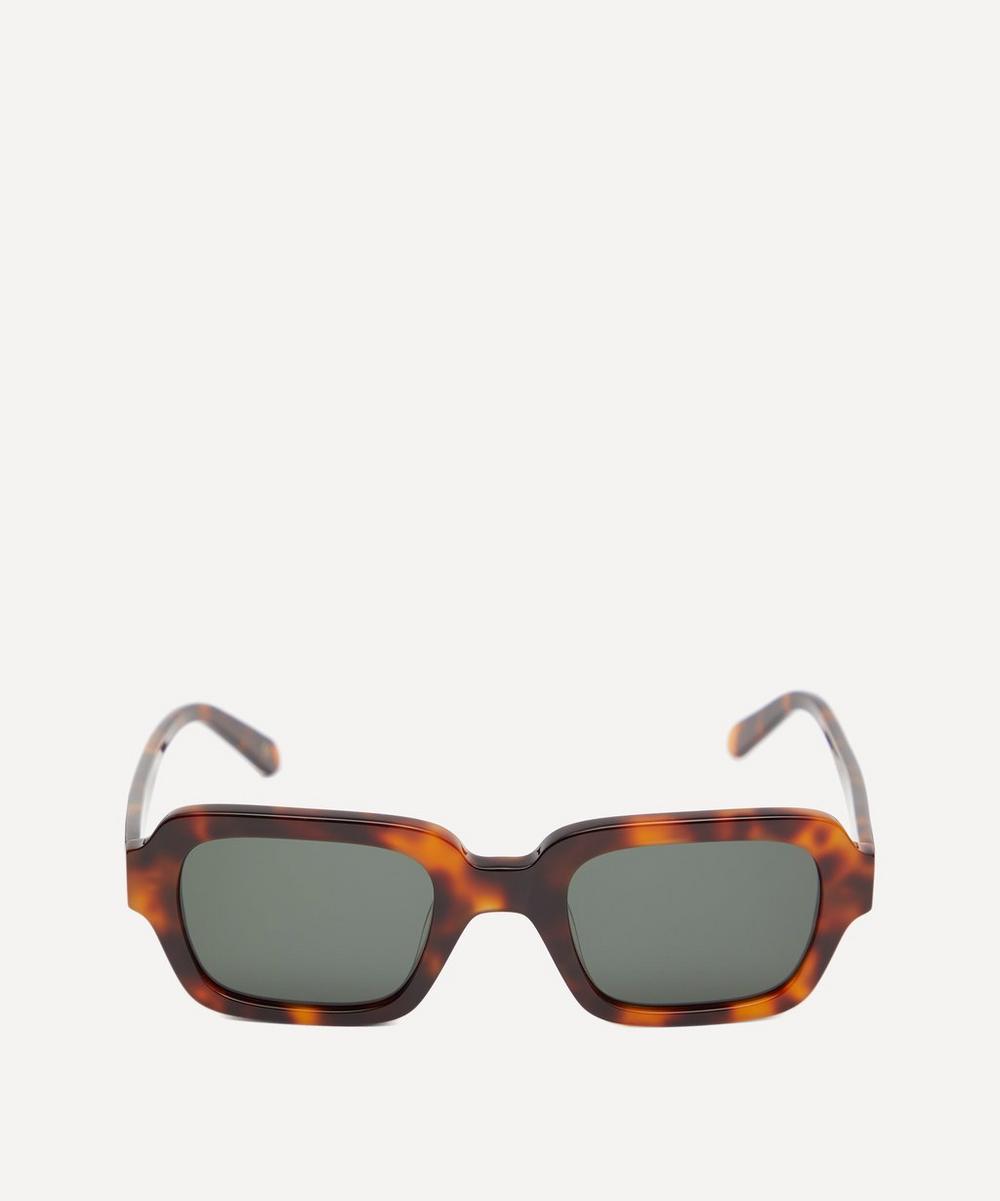 Han Kjobenhavn - Code Bold Rectangular Acetate Sunglasses image number 0