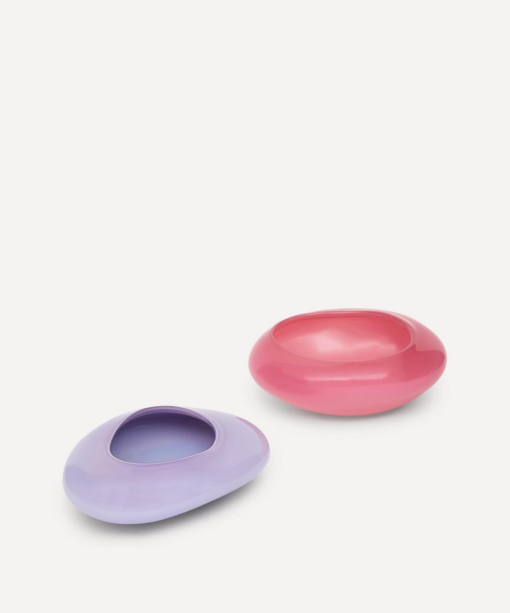 Helle Mardahl - Pink/Violet Candy Dish Pair image number 0