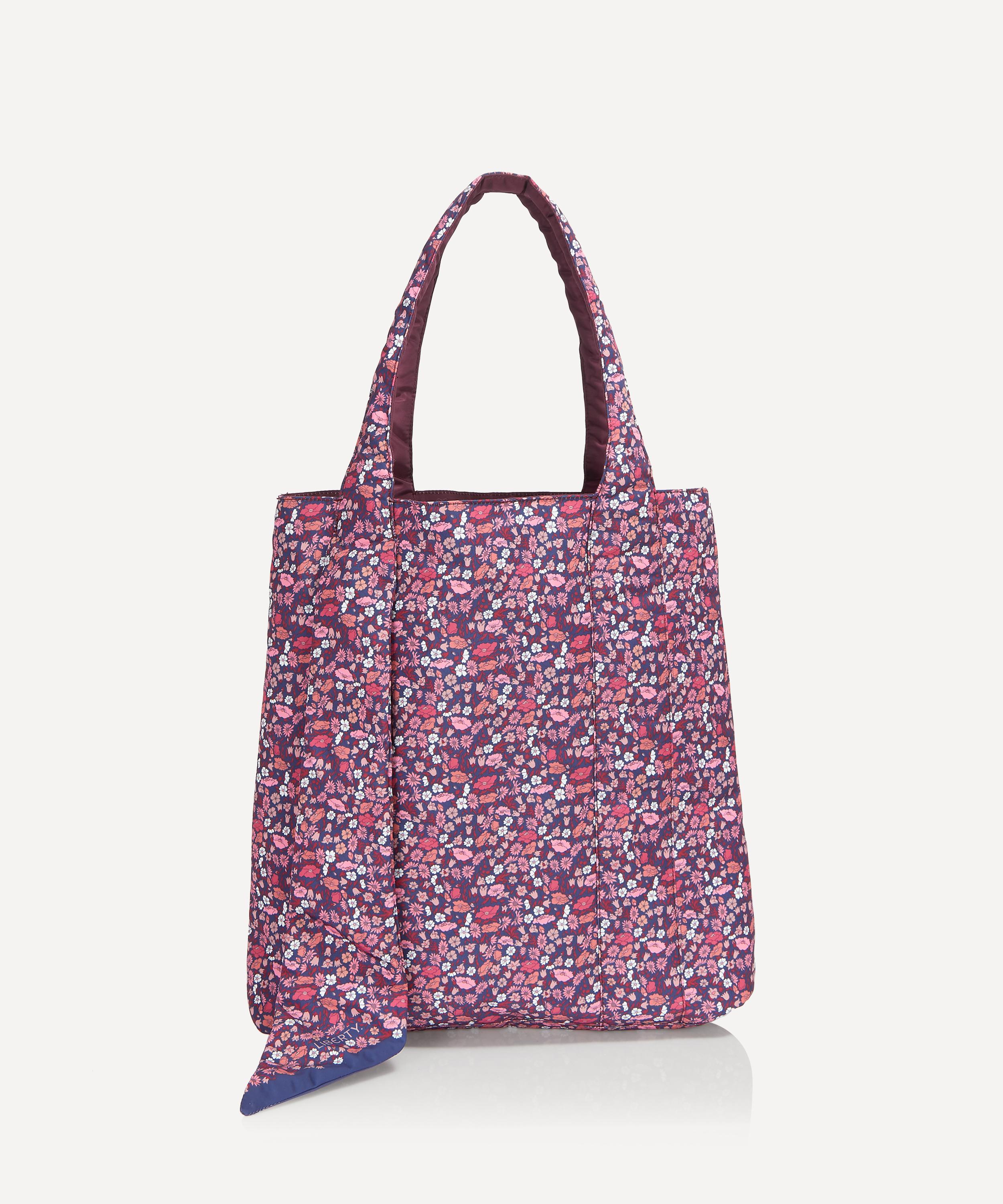 Shop Liberty Women's Print With Purpose Regenerated Reversible Twilly Tote Bag In Burgundy