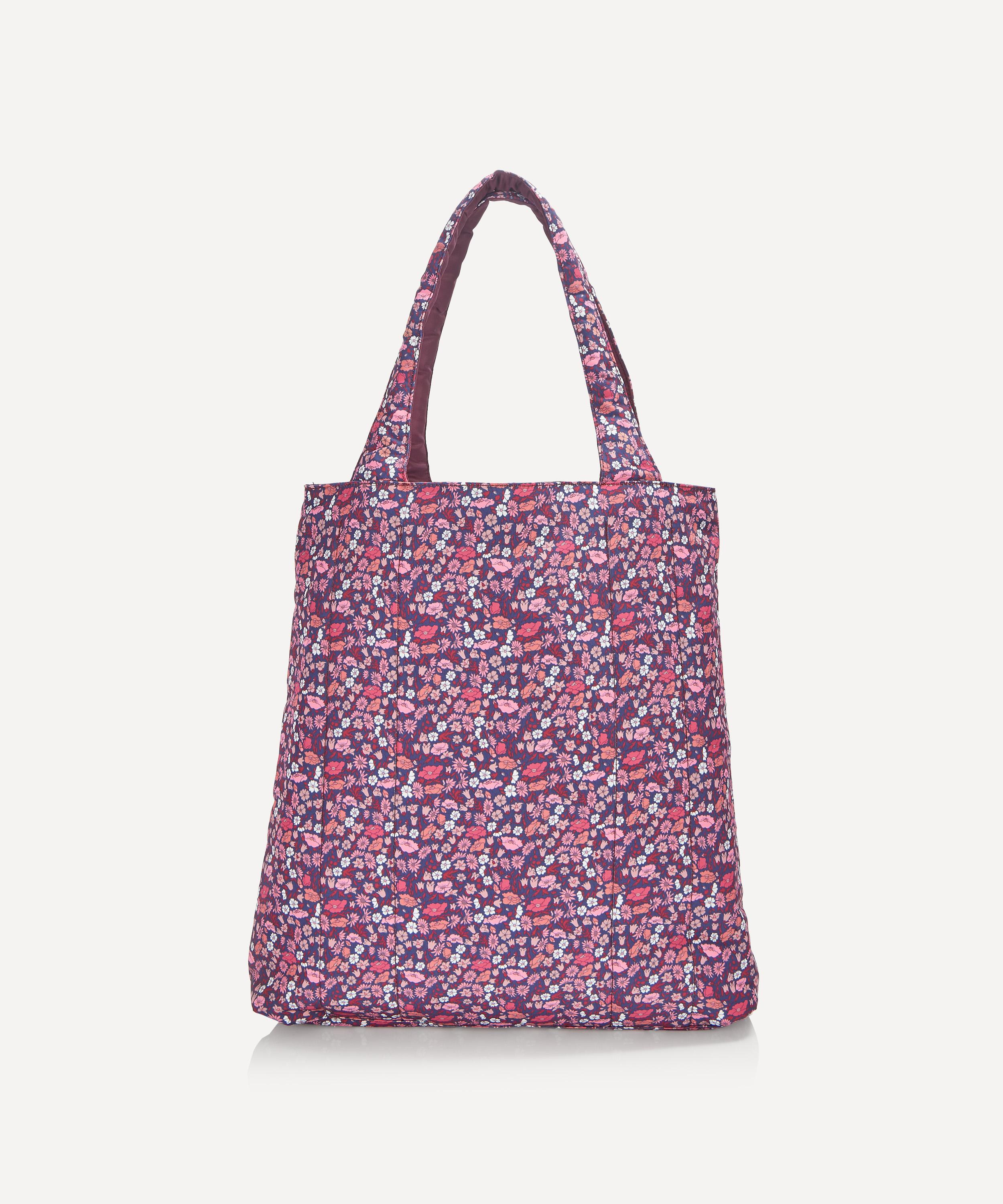 Shop Liberty Women's Print With Purpose Regenerated Reversible Twilly Tote Bag In Burgundy