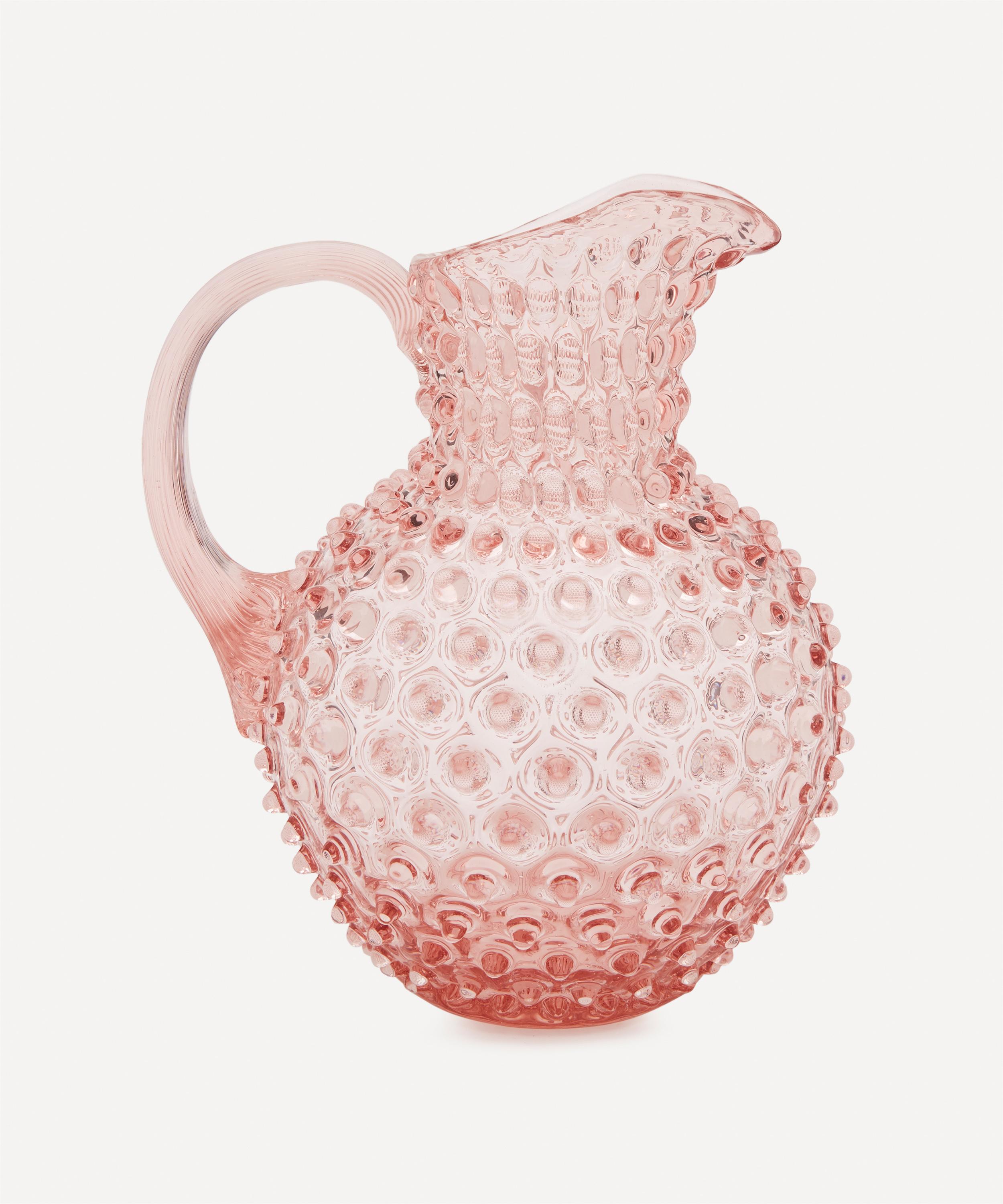 Klimchi Large Hobnail Jug In Rosaline