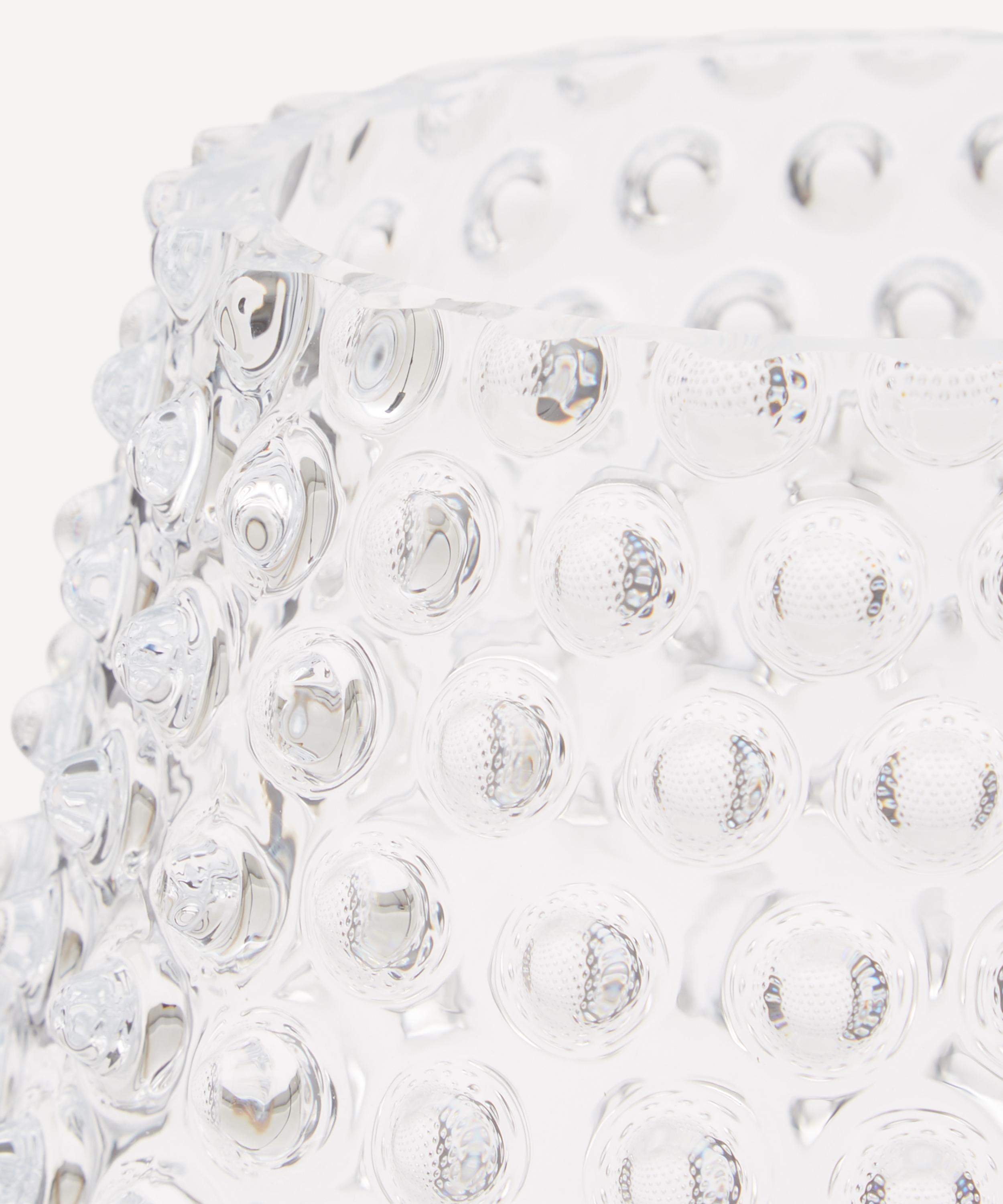 Shop Klimchi Tall Hobnail Vase In Clear
