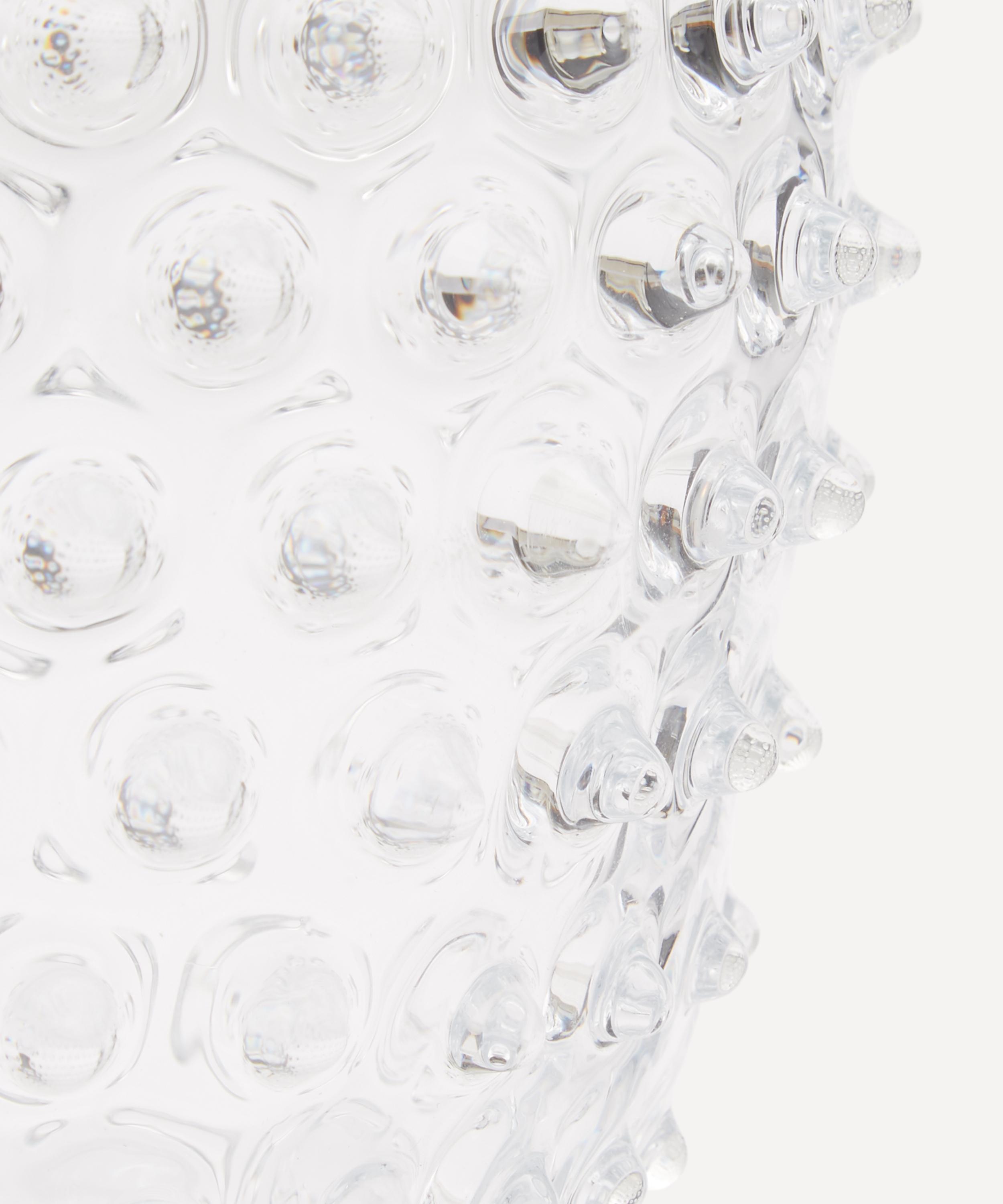 Shop Klimchi Tall Hobnail Vase In Clear