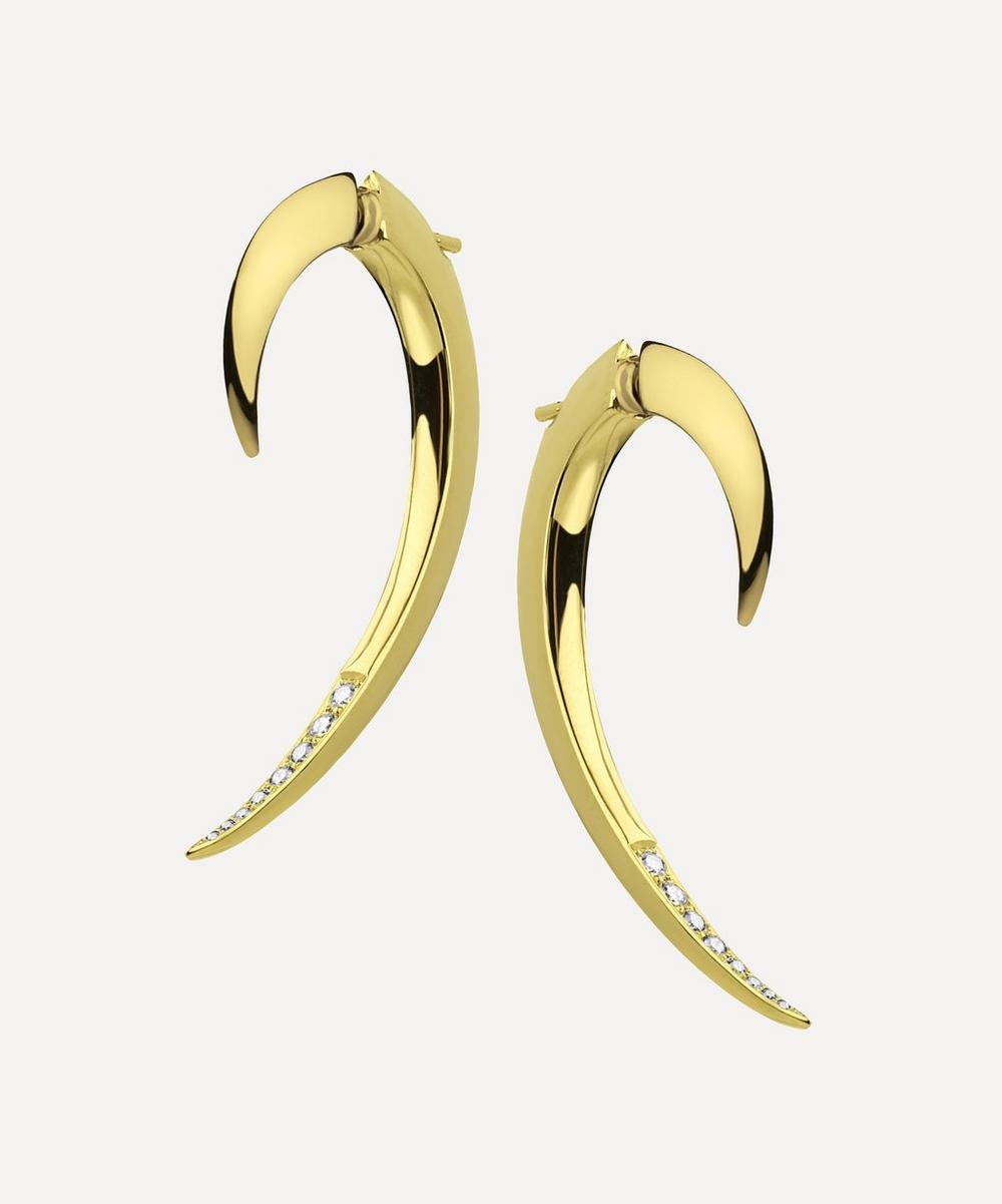 Shaun Leane - Diamond Hook Earrings