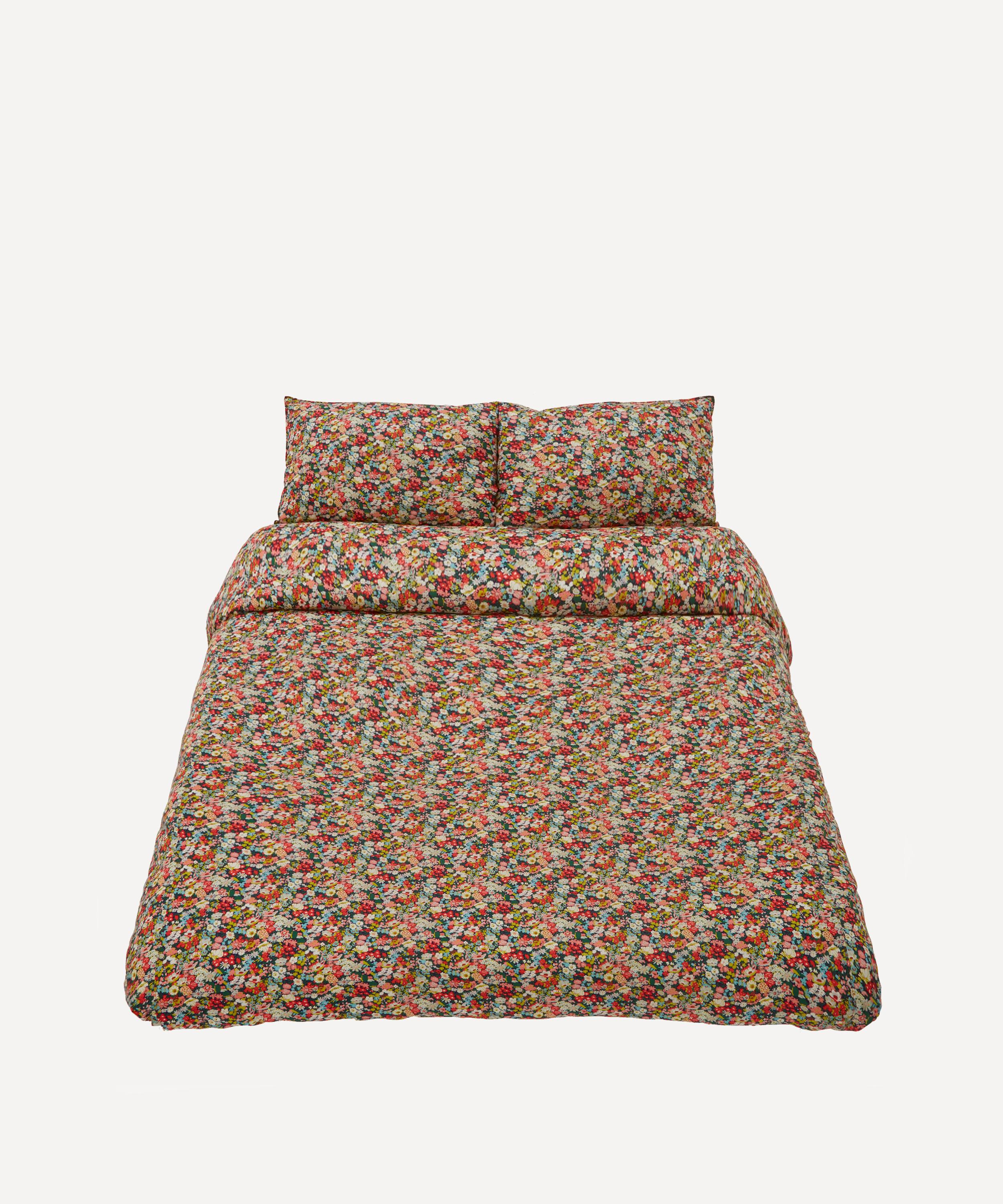 Coco & Wolf Thorpe Cotton King Duvet Cover Set In Multicolour