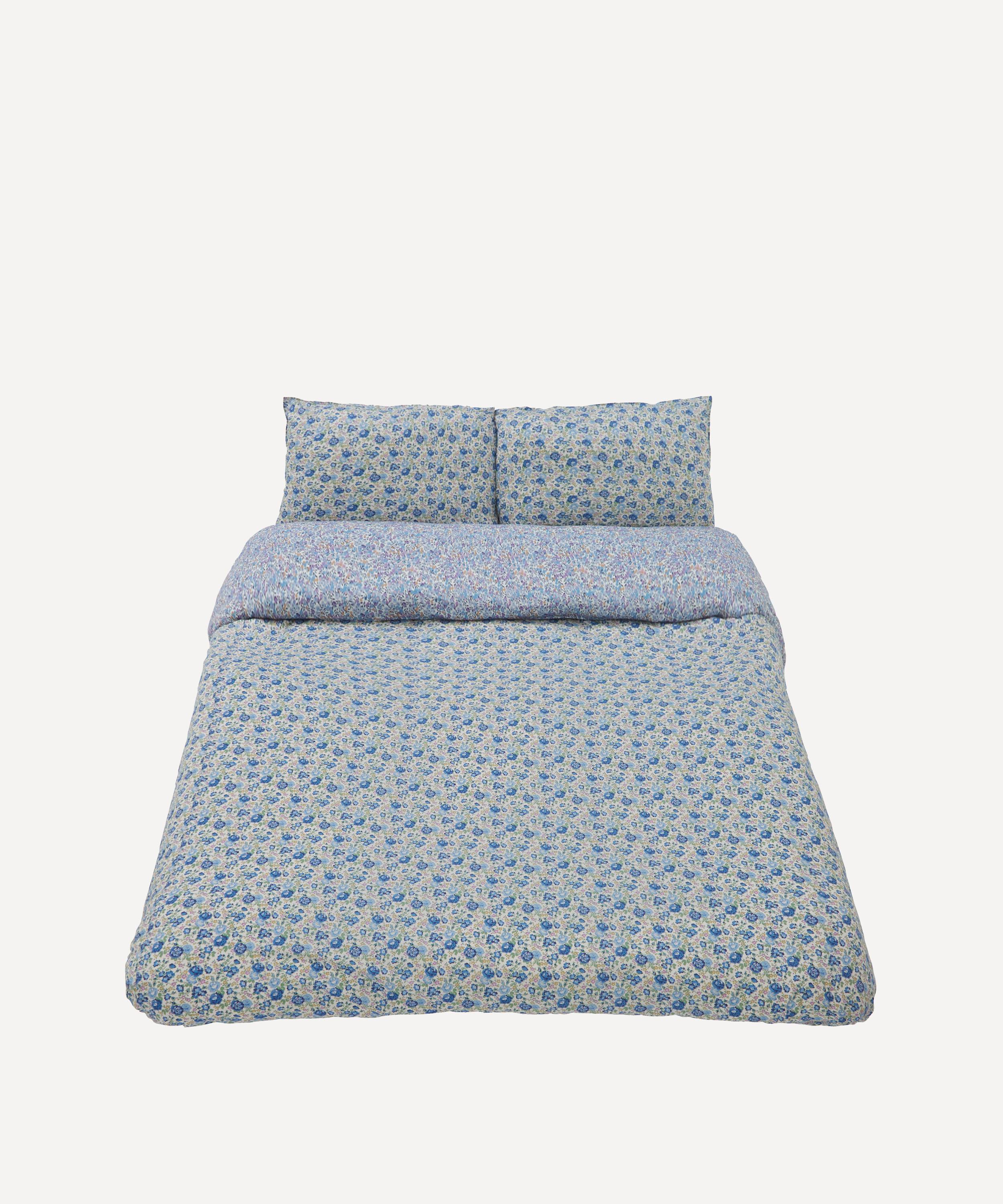 Coco & Wolf Felicite And Wiltshire Cotton Double Duvet Cover Set In Multicolour