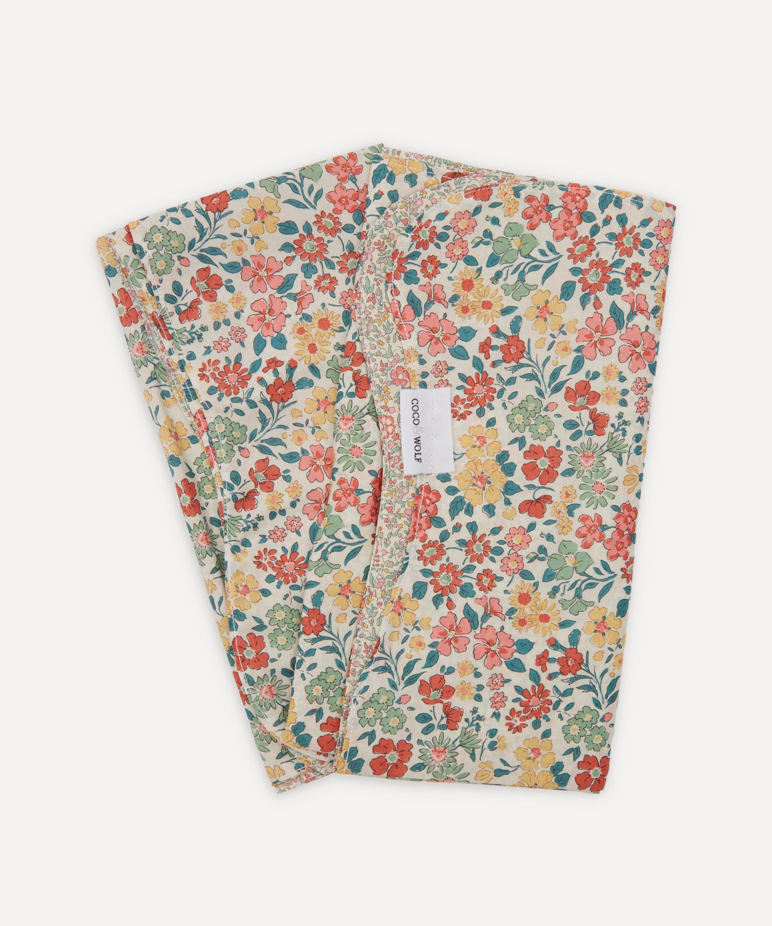 Coco & Wolf Katie And Millie, And Annabella Wavy Napkin In Multicolour