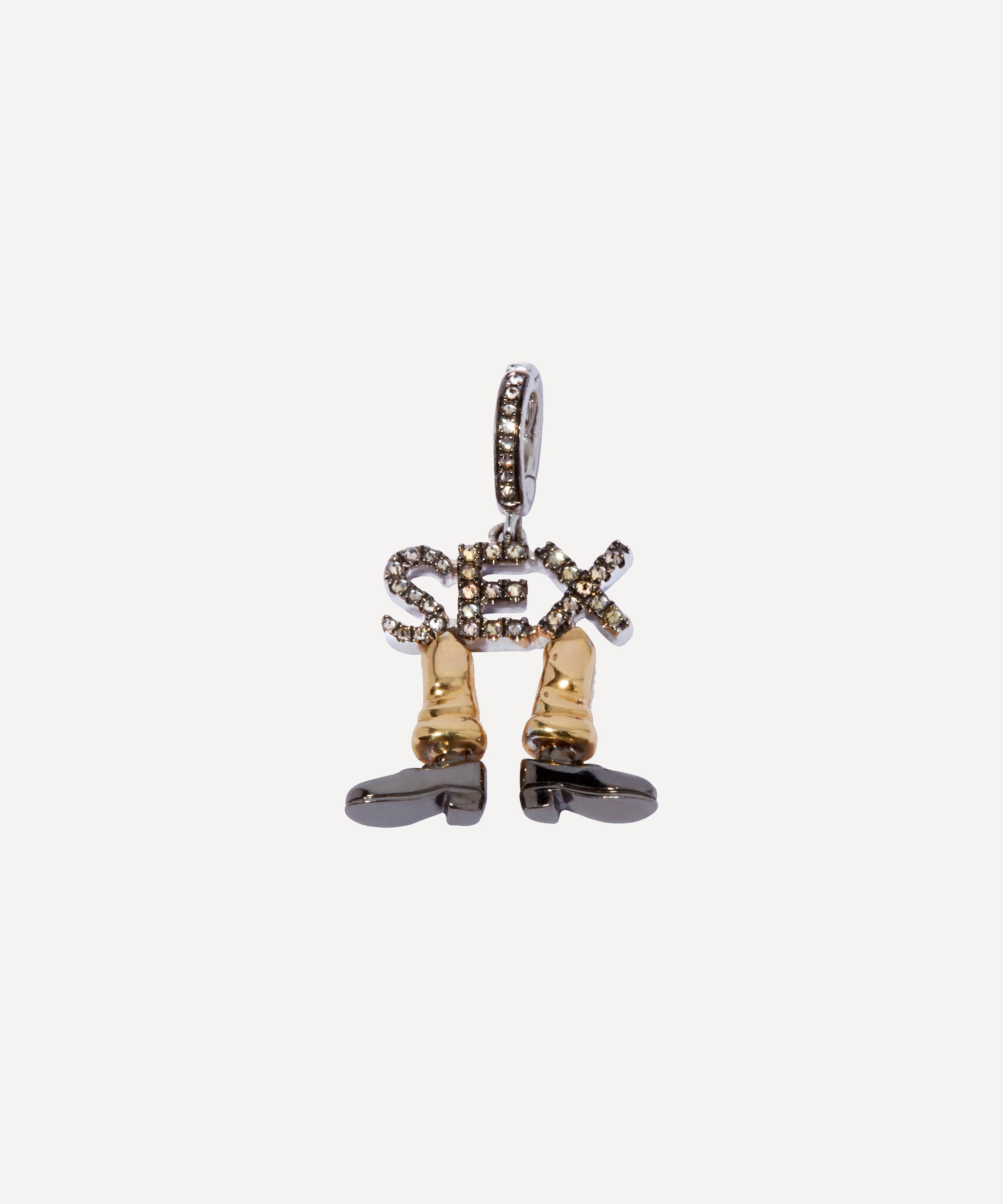 Annoushka 18ct Gold Diamond Sex On Legs Charm In Gold
