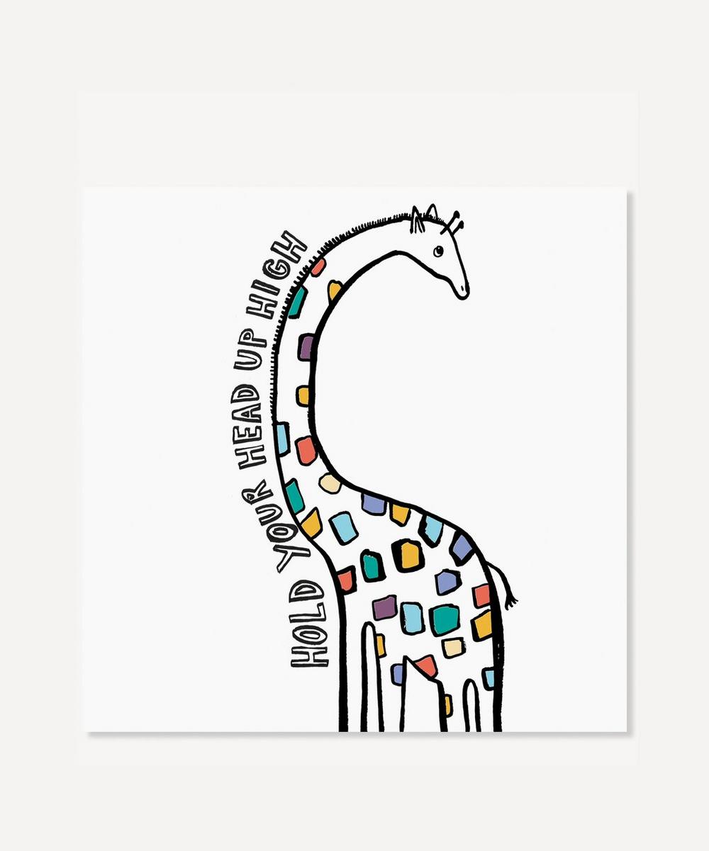 Karin Akesson - Hold Your Head Up High Giraffe Print