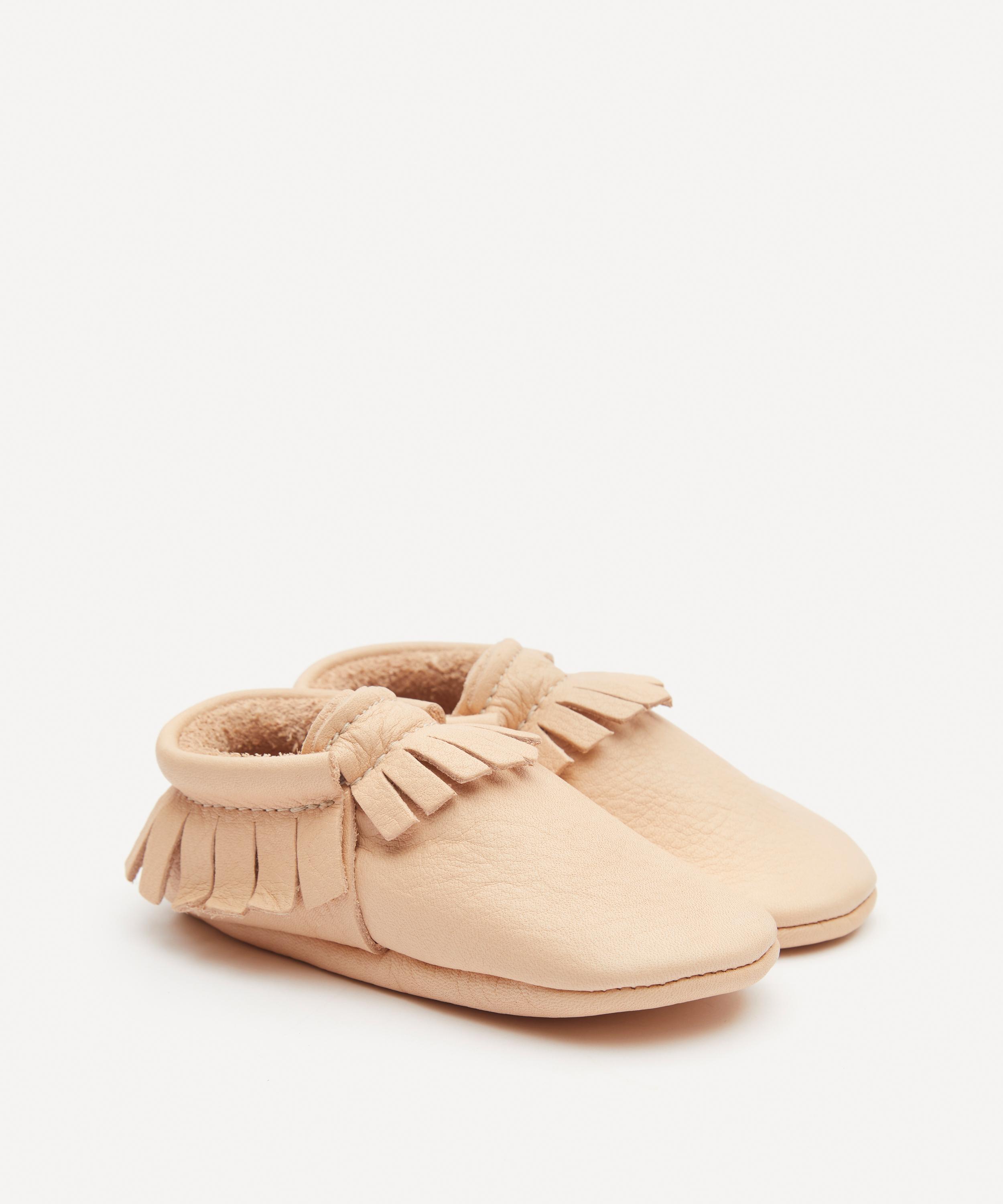 AMY & IVOR NATURAL MOCCASINS 0-24 MONTHS