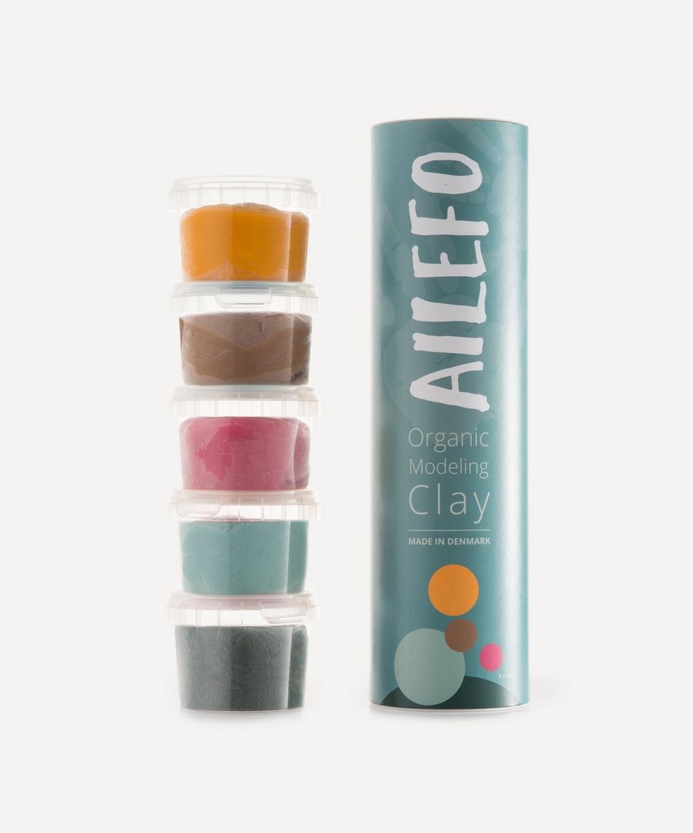 Ailefo Small Organic Modelling Clay Tube - Forest Colours