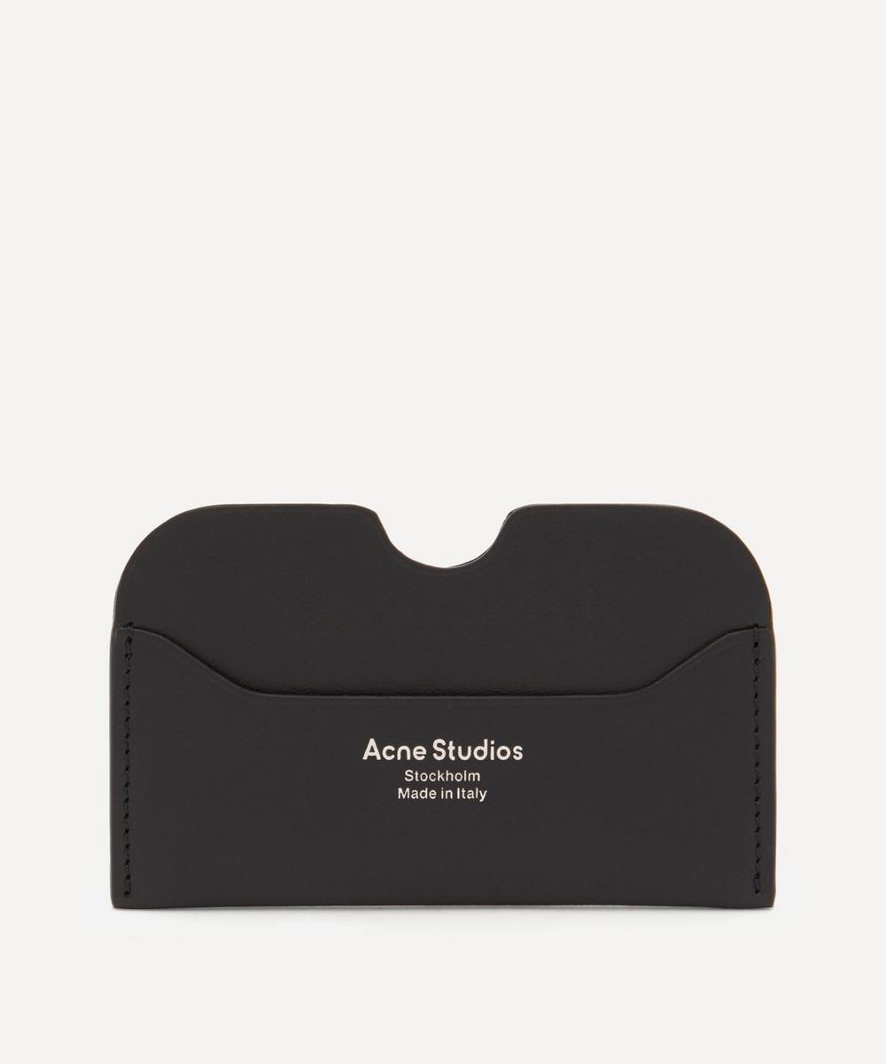 ACNE STUDIOS GRAINED LEATHER CARD HOLDER,000720663