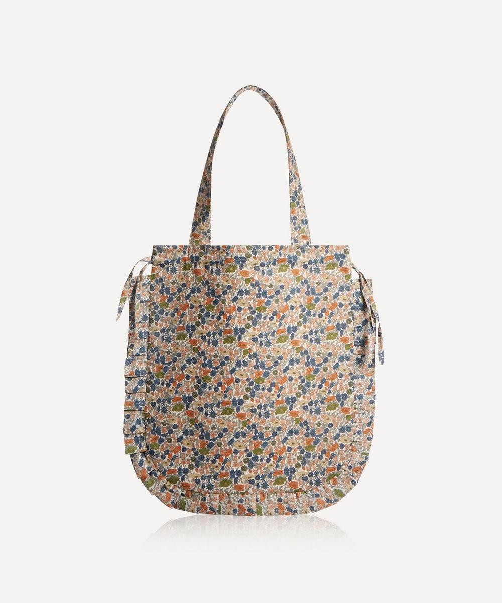 Maison M - Poppy Forest Frilled Cotton Tote Bag
