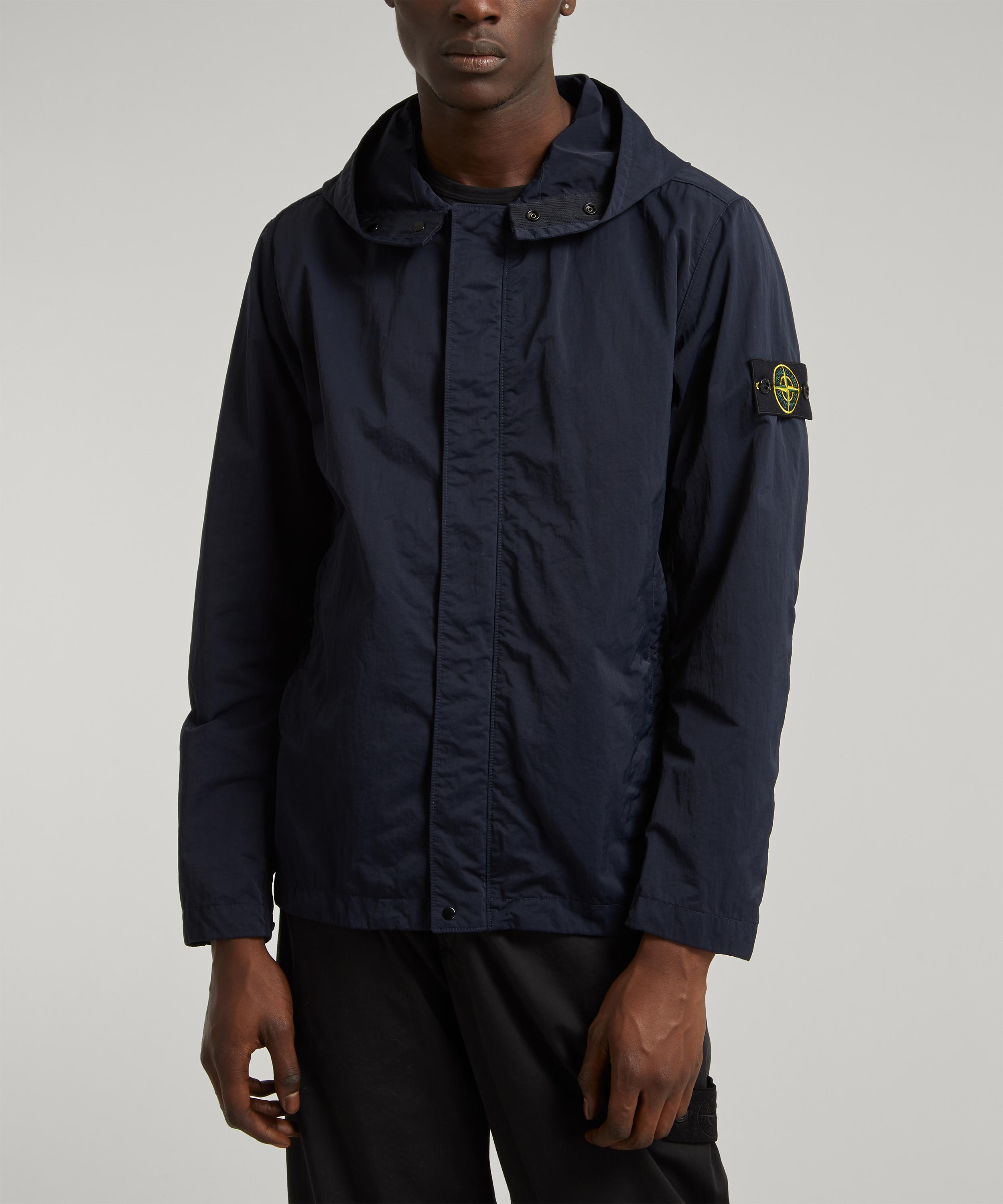 Stone Island Hyper Dense Nylon Twill Jacket In Blue | ModeSens 