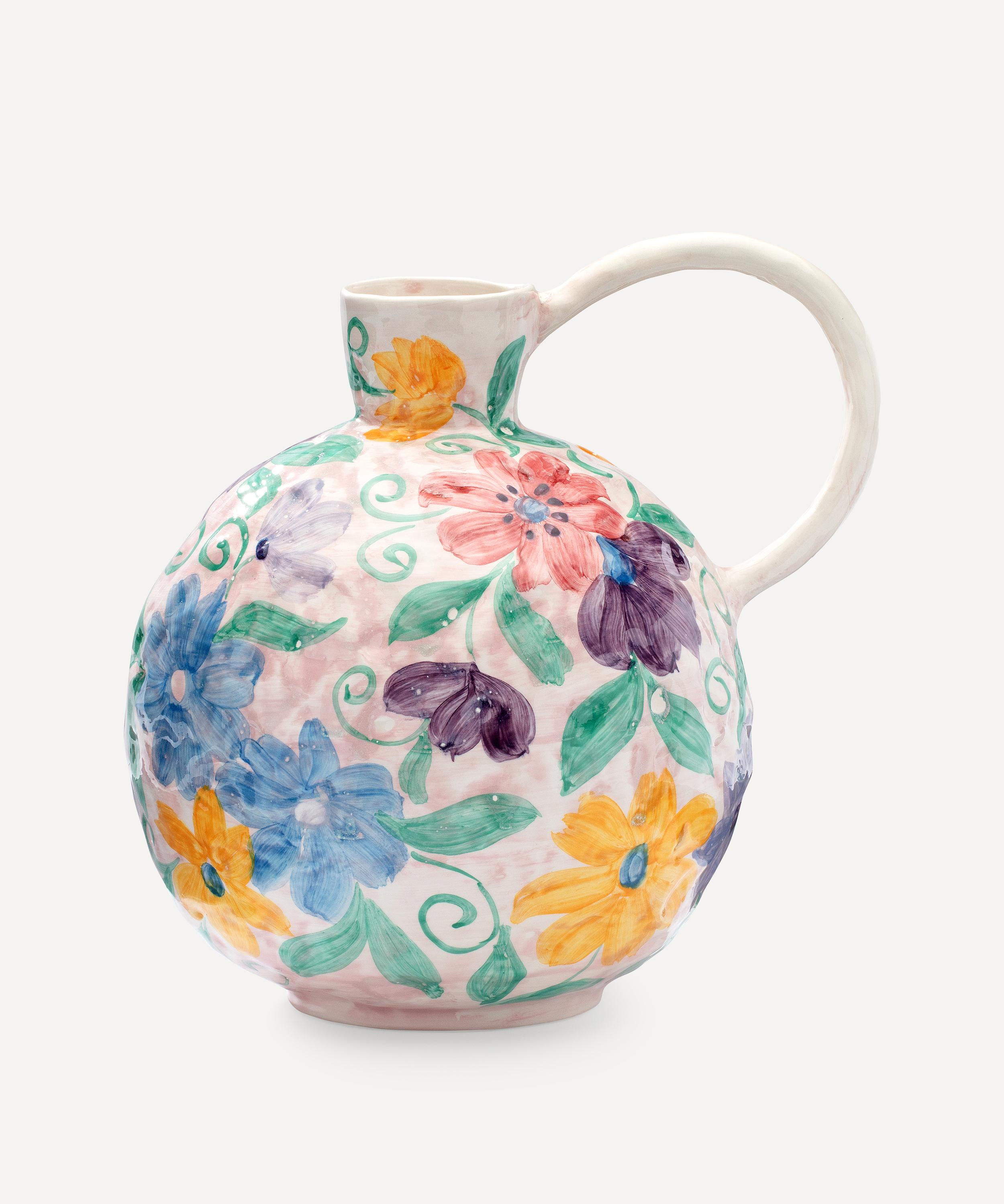 ANNA + NINA FLOWERS CERAMIC VASE