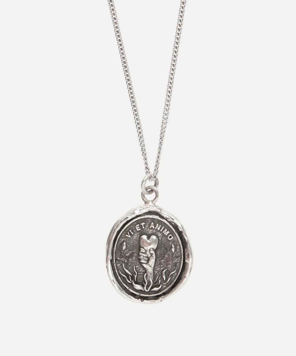Pyrrha - Sterling Silver First Responder Necklace image number 0