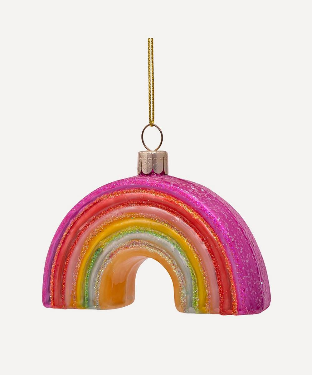 Unspecified - Rainbow Glitter Tree Ornament image number 0
