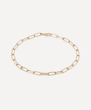 14ct Gold Mini Cable Chain Large Bracelet