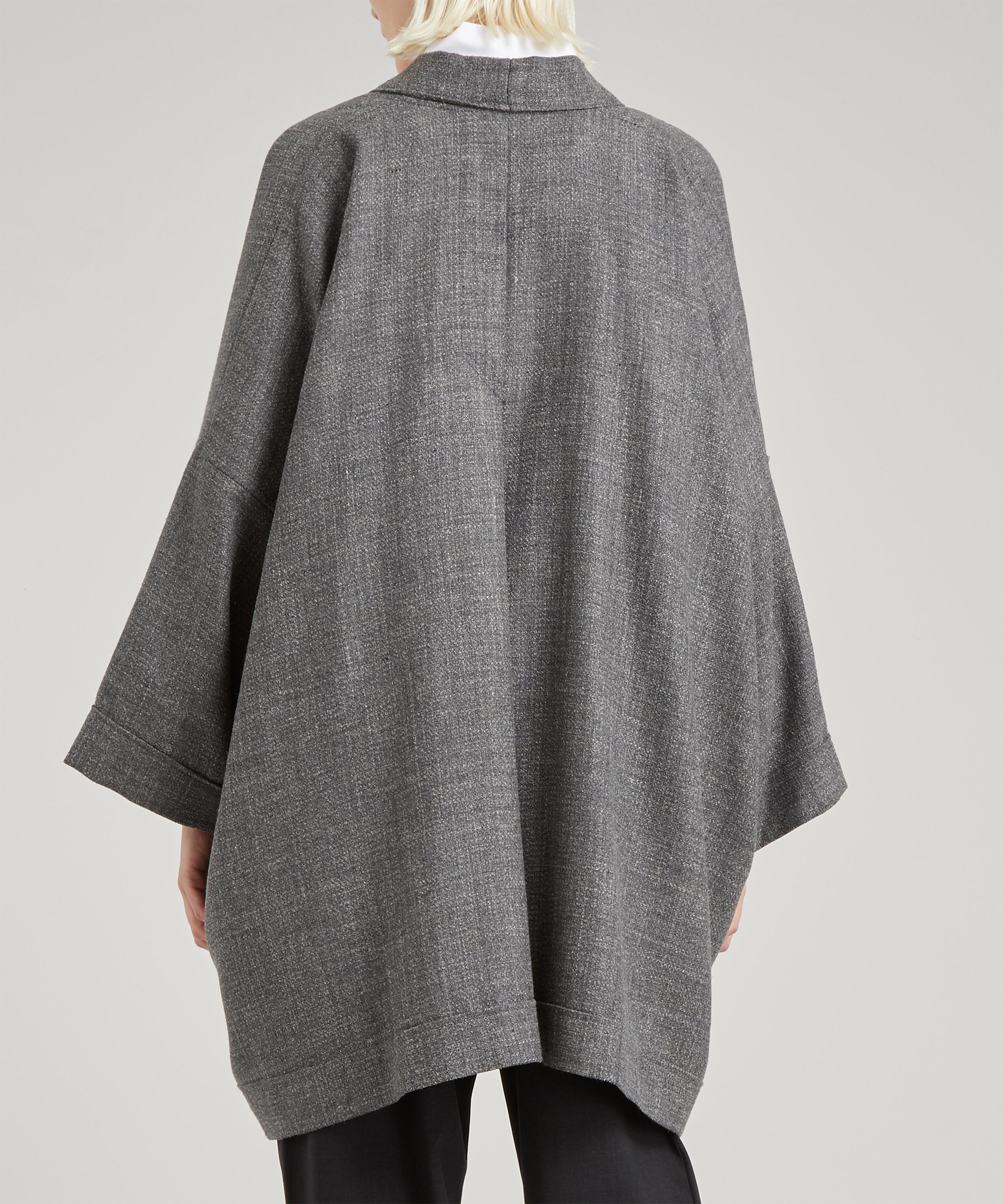 ESKANDAR ESKANDAR WOMEN'S PLEATED OPEN WOOL-BLEND JACKET 000725958