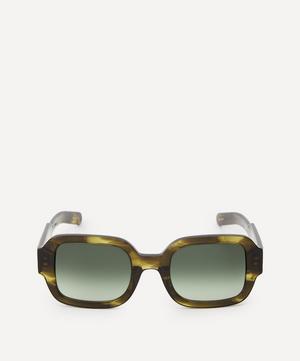 Tishkoff Olive Horn Sunglasses