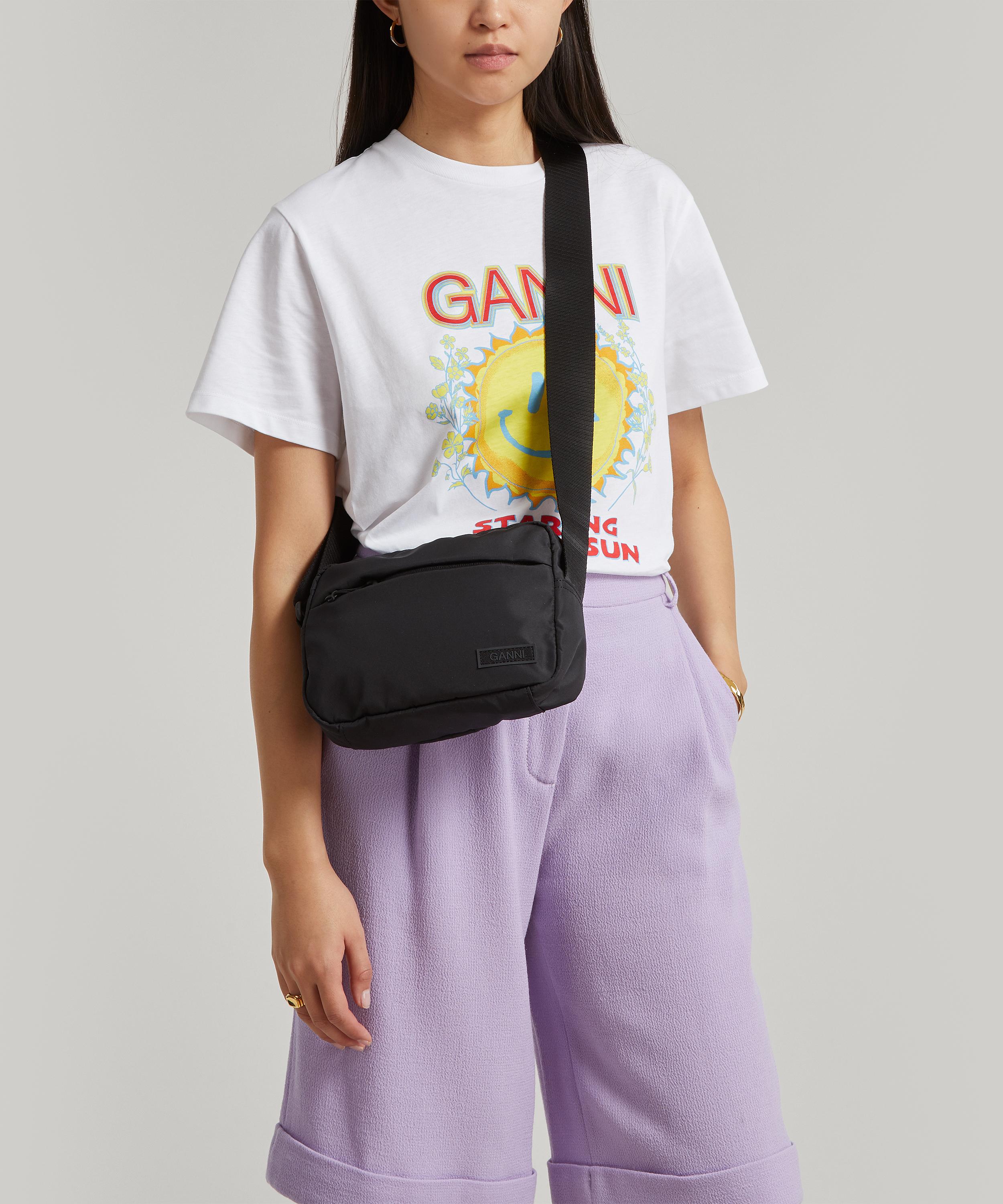 Ganni Recycled Tech Fabric Festival Cross-body Bag