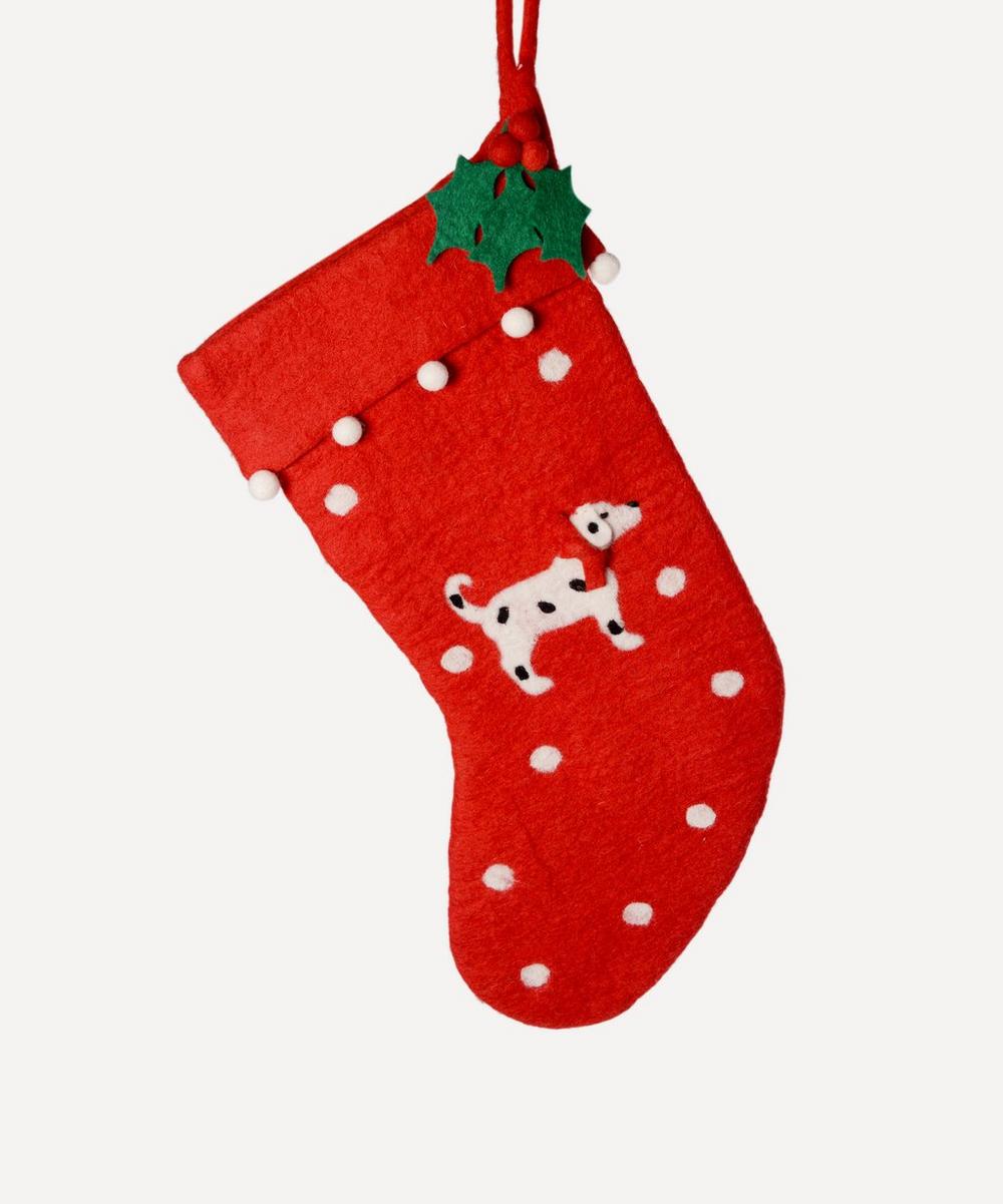 Unspecified - Felt Dalmatian Stocking