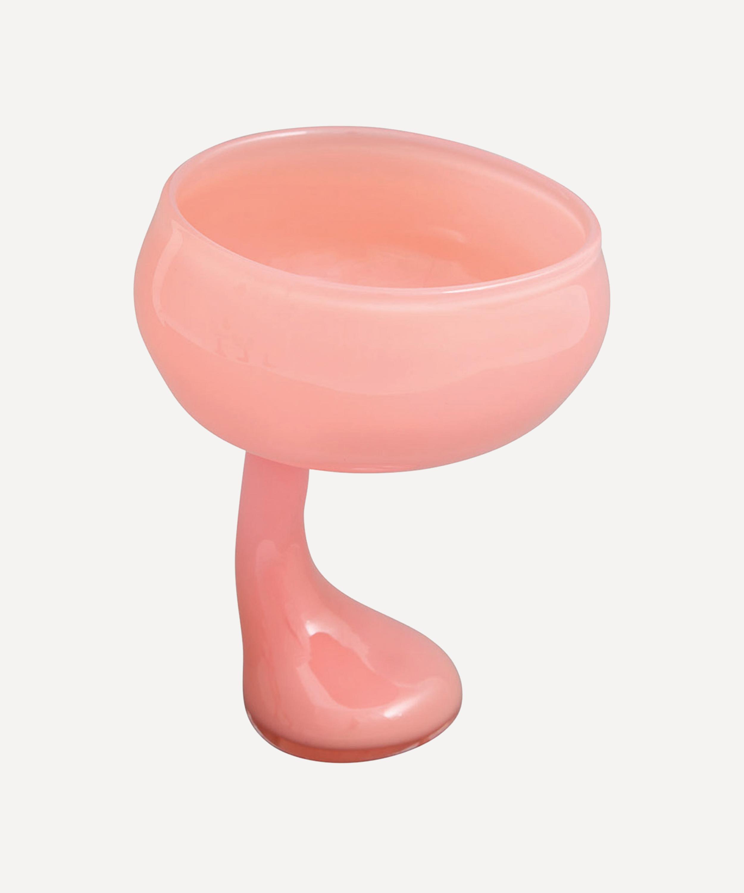 Helle Mardahl Bon Bon Cocktail Glass In Bubblegum/bubblegum