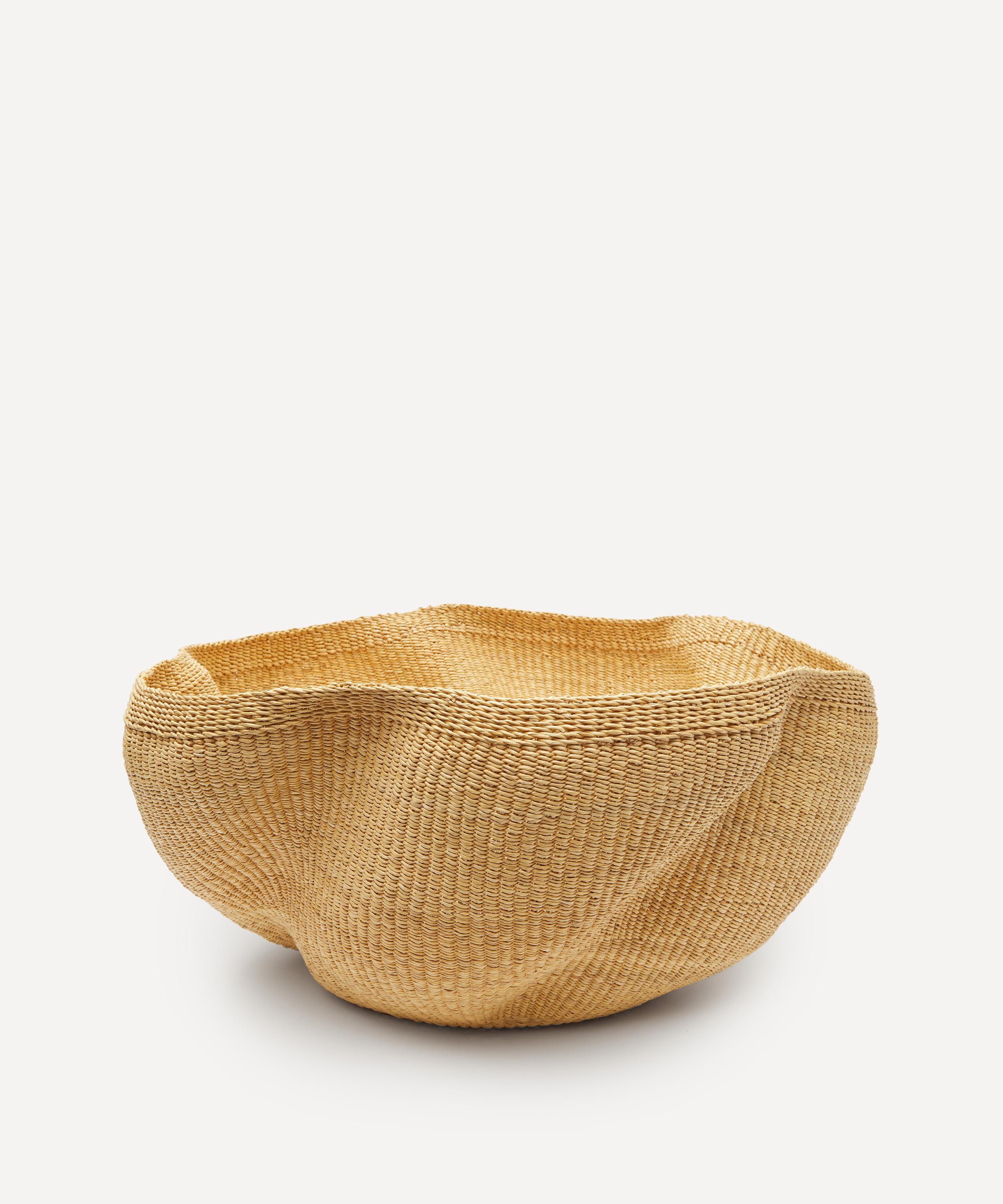 THE BABA TREE BASKET COMPANY PAKURIGO WAVE BASKET,000728377