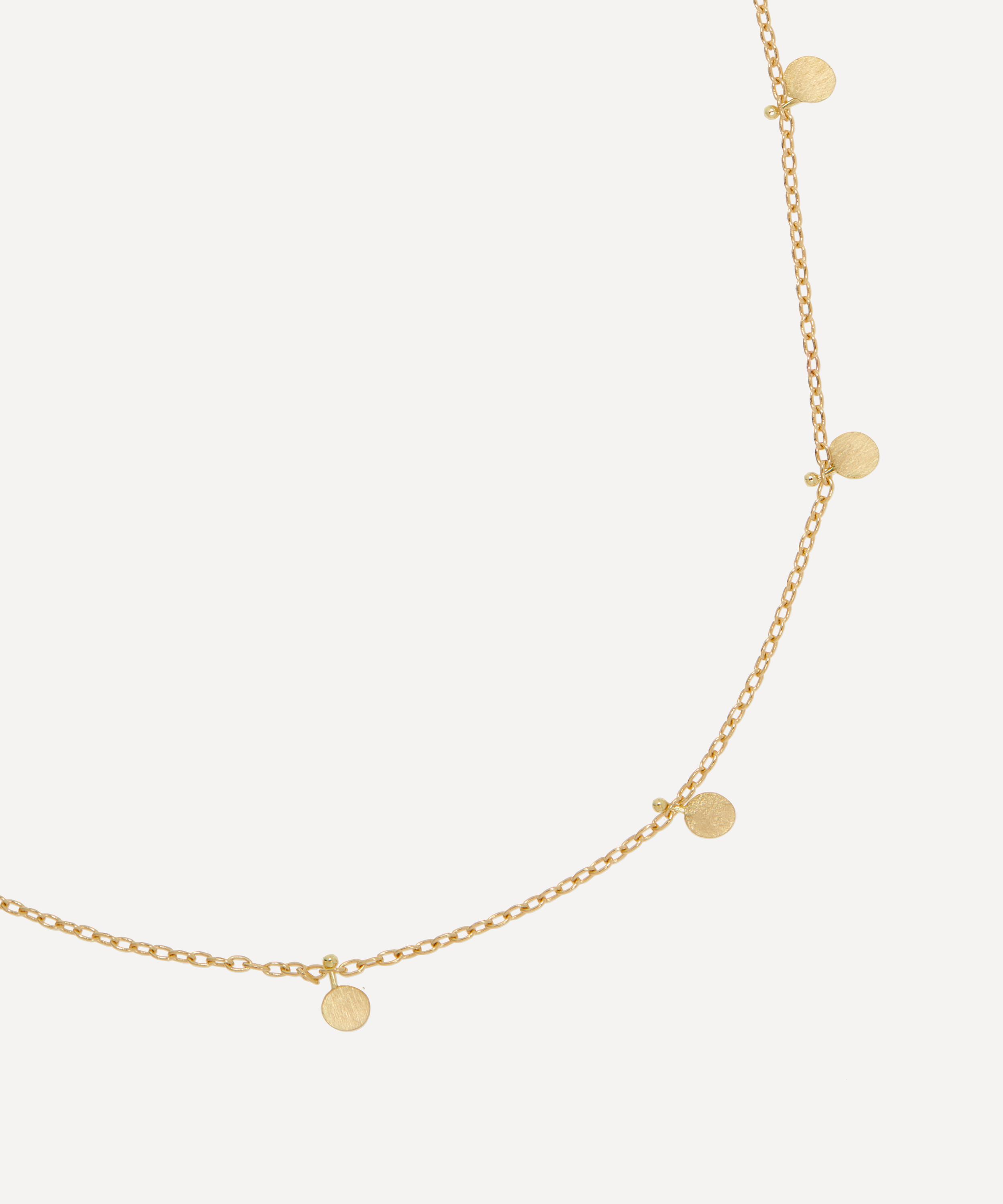 SIA TAYLOR SIA TAYLOR 18CT GOLD EVEN TINY DOTS NECKLACE 000728591