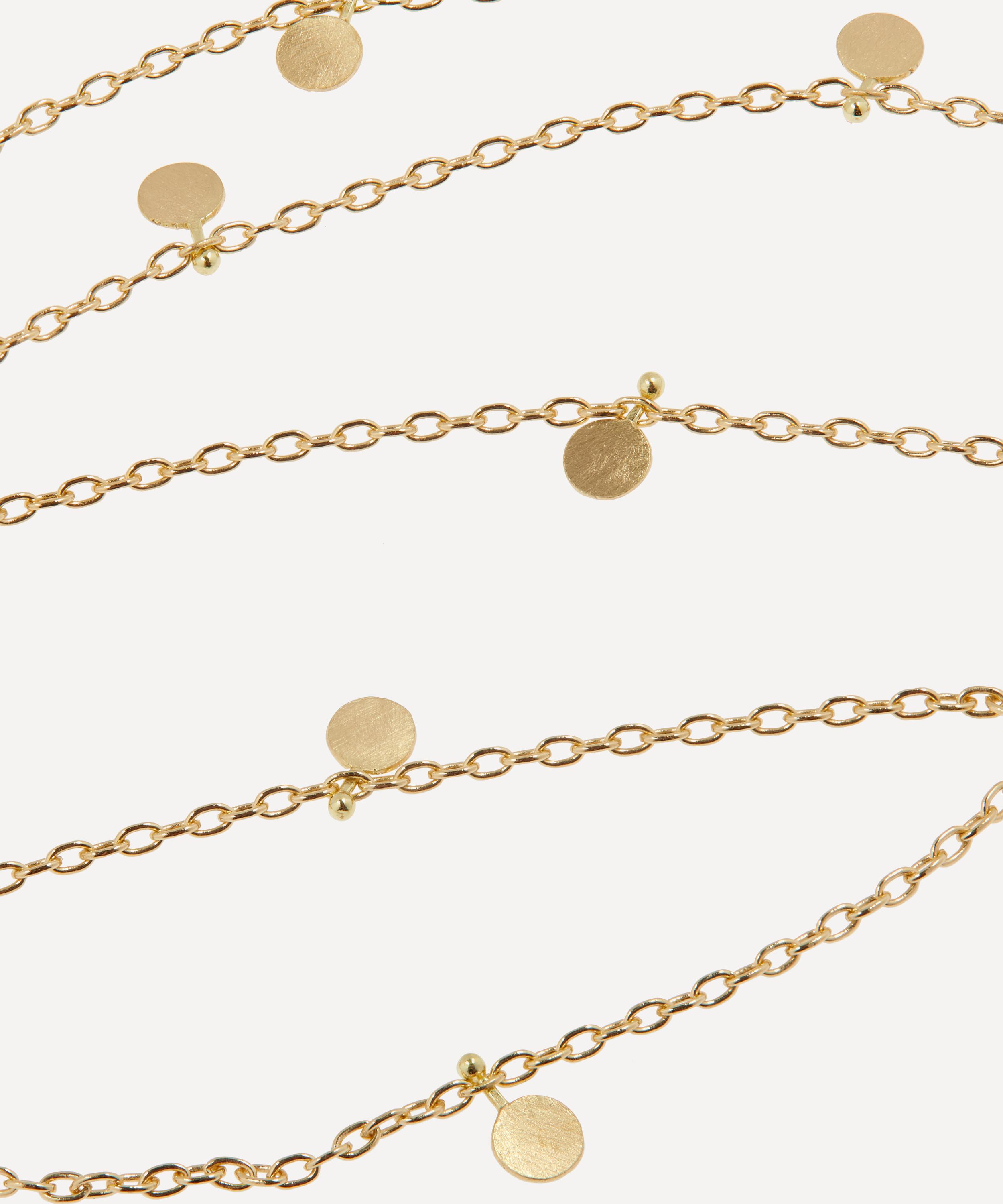 SIA TAYLOR SIA TAYLOR 18CT GOLD EVEN TINY DOTS NECKLACE 000728591