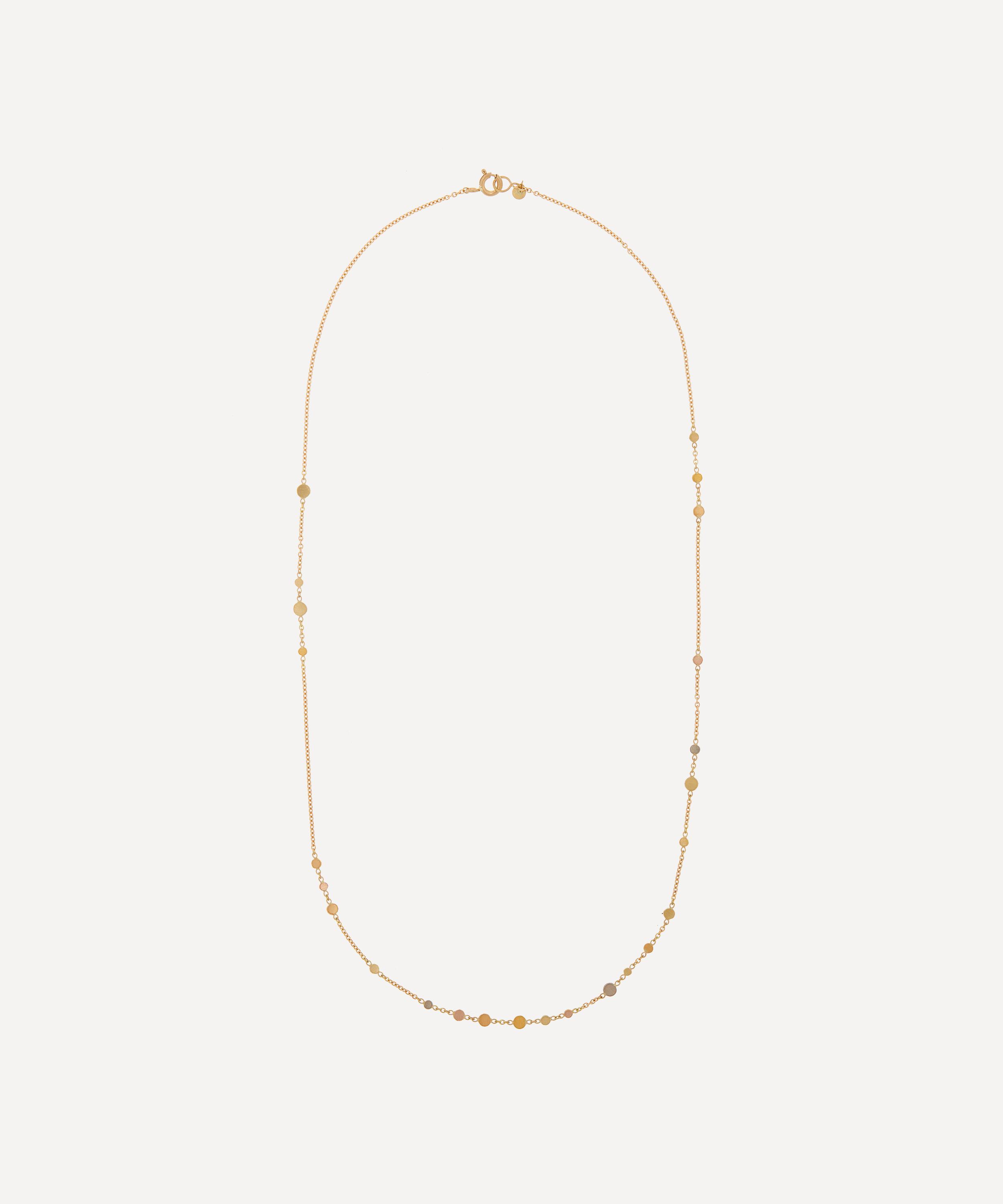 Sia Taylor Rainbow Gold Scattered Dust Necklace