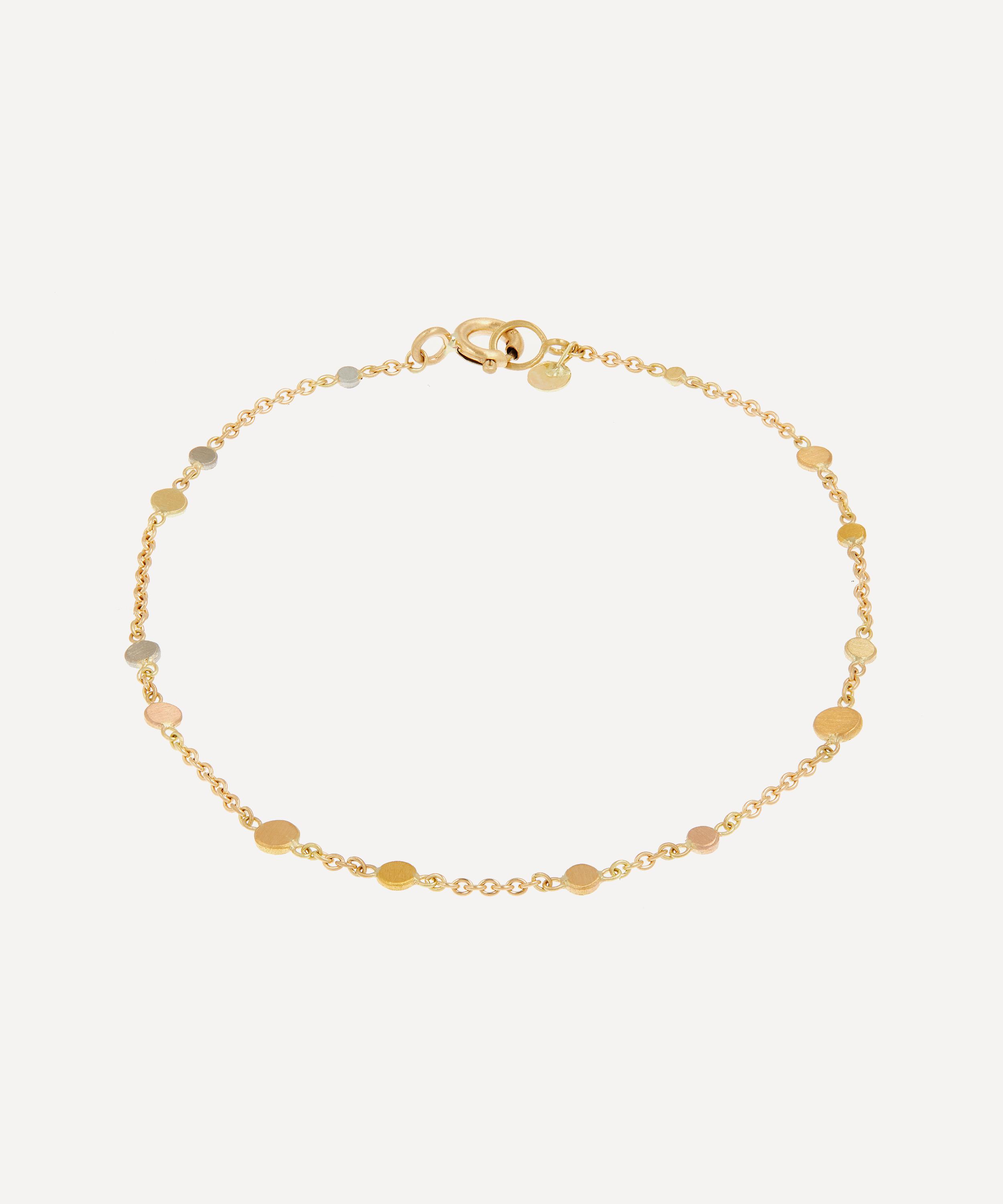 SIA TAYLOR SIA TAYLOR 18CT-24CT RAINBOW GOLD SCATTERED DUST BRACELET 000728597