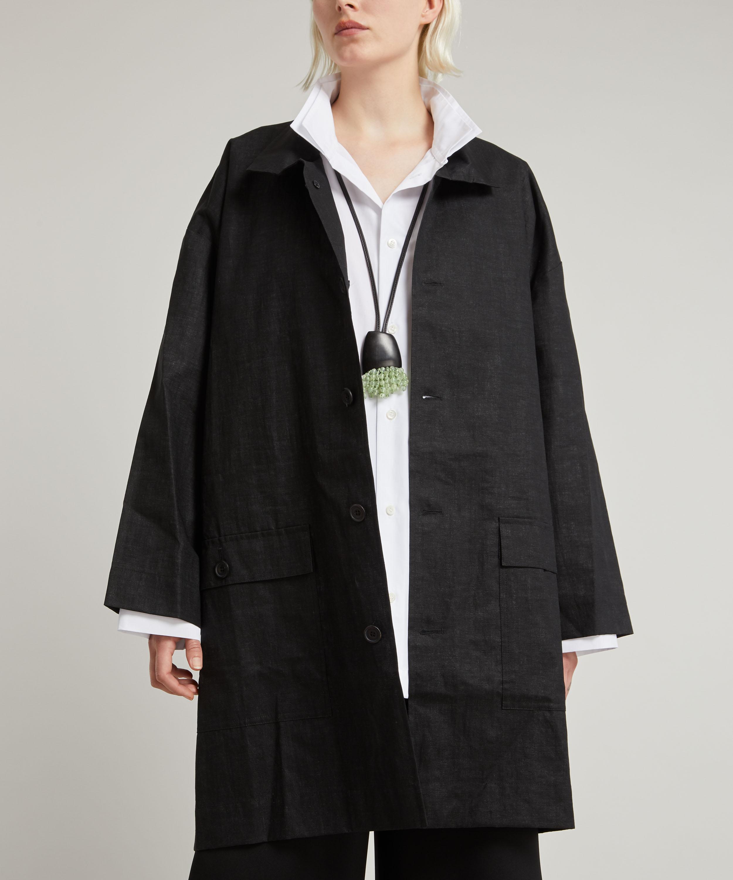 ESKANDAR ESKANDAR WOMEN'S A-LINE RAINCOAT 000728663