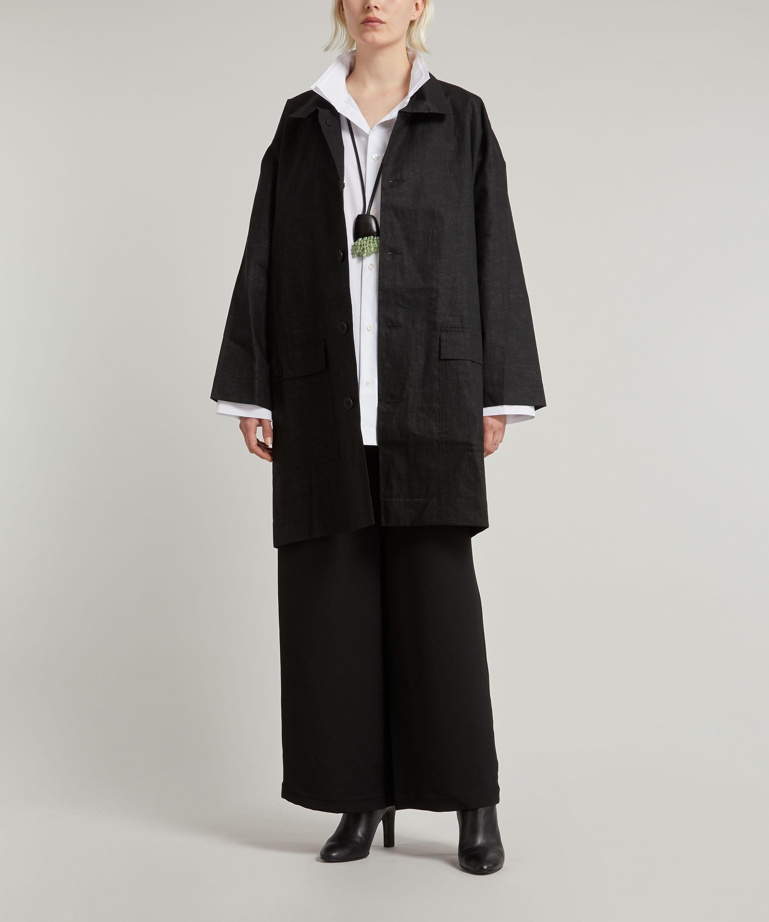 ESKANDAR ESKANDAR WOMEN'S A-LINE RAINCOAT 000728663