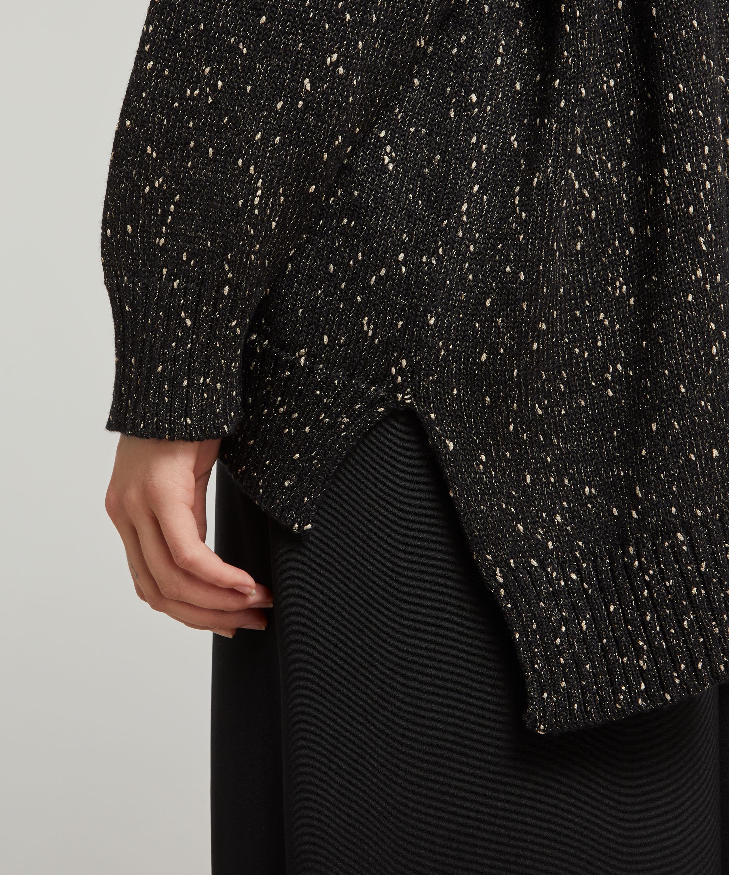 Shop Eskandar Women's Drop-hem Linen-mix Cardigan In Black