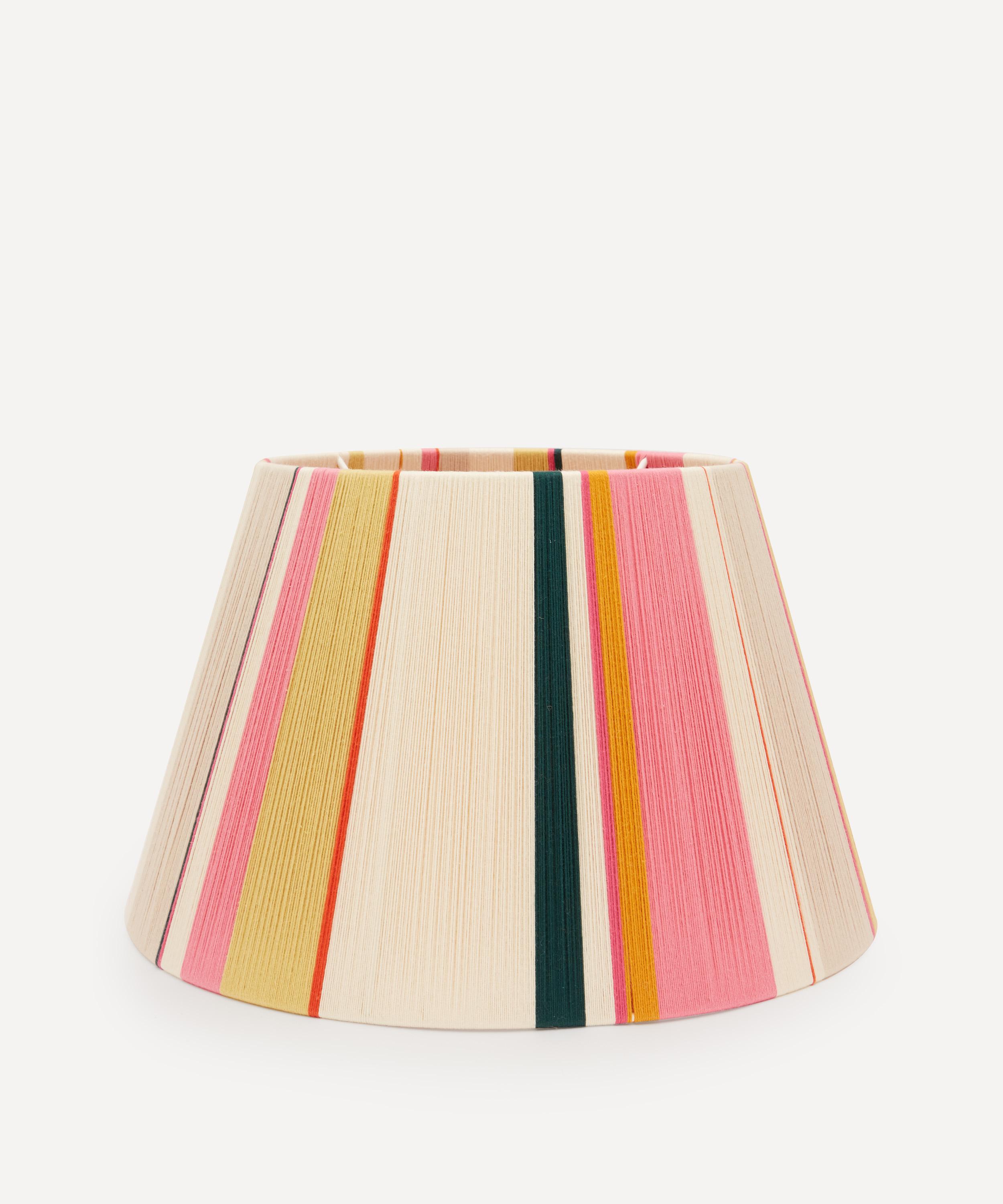 Lovingstring Trixie Large Drum Lampshade In Neutral/bright