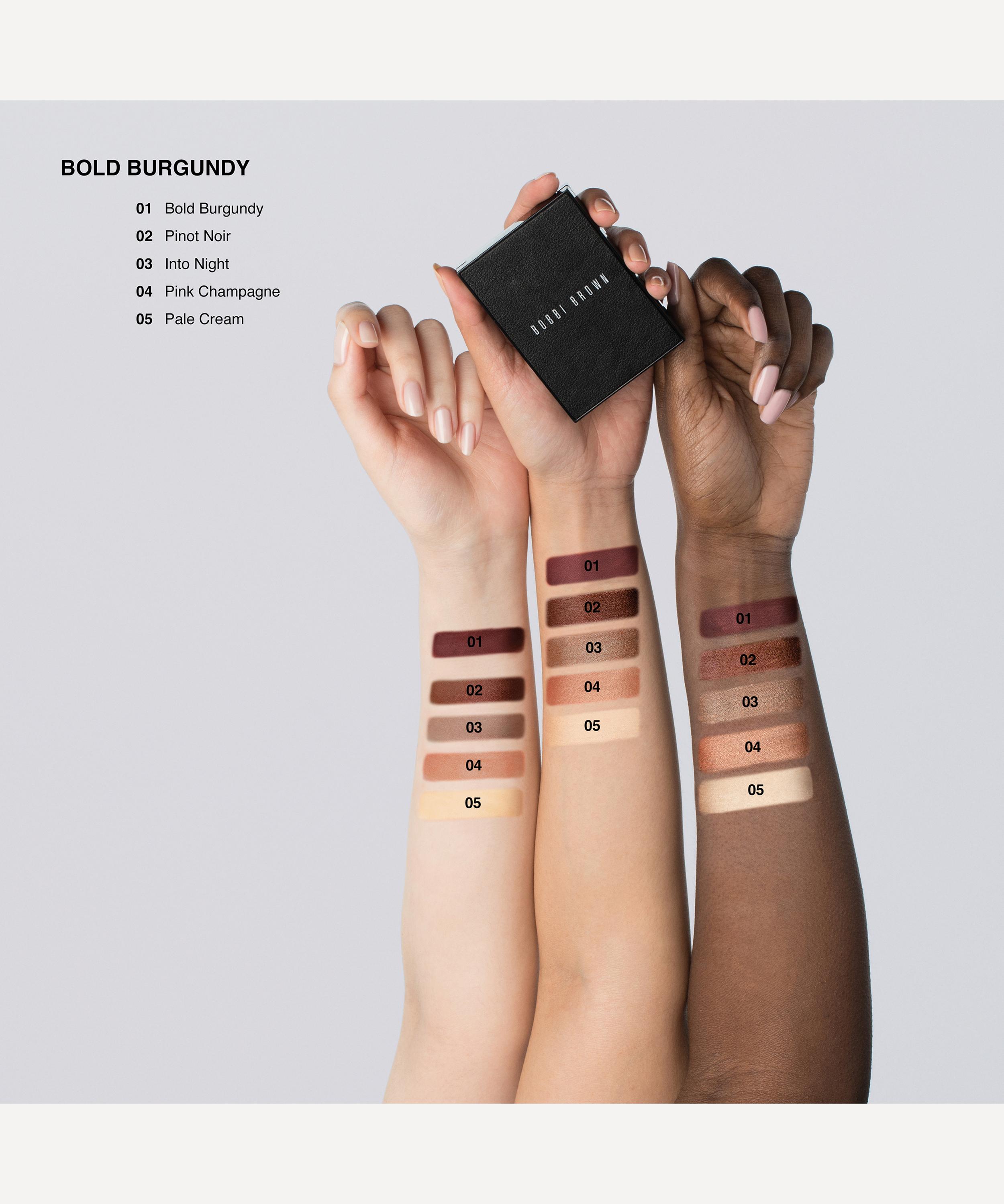 Bobbi Brown The Essential Multicolour Eye Shadow Palette In Bold Burgundy In Bold Burgundy