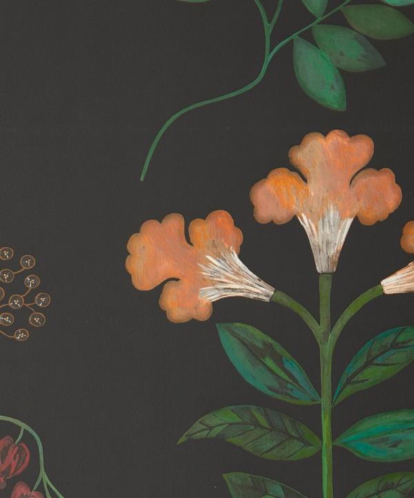 Liberty Interiors - Botanical Stripe Wallpaper in Jade