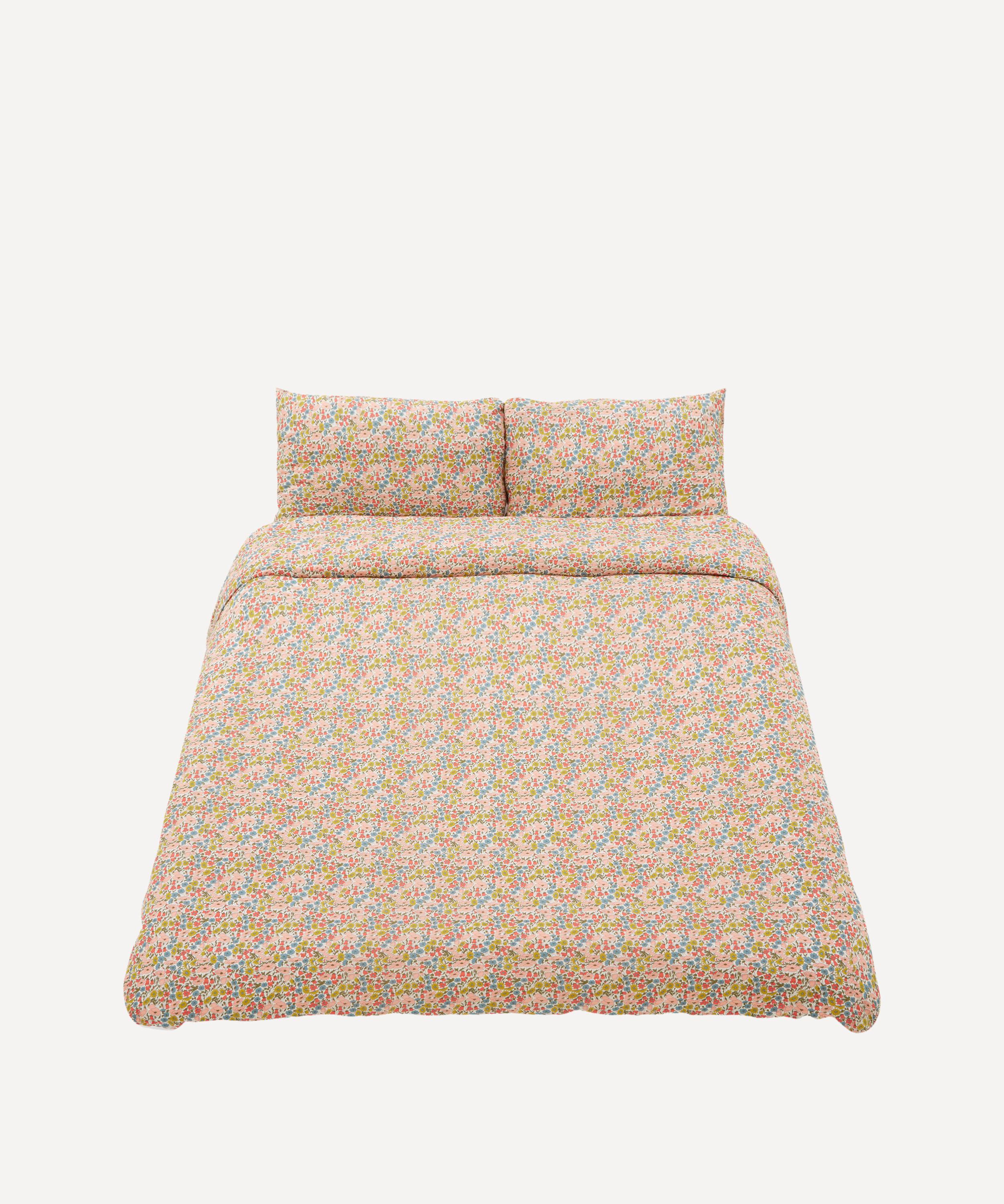 Coco & Wolf Poppy And Daisy King Duvet Cover Set In Coral