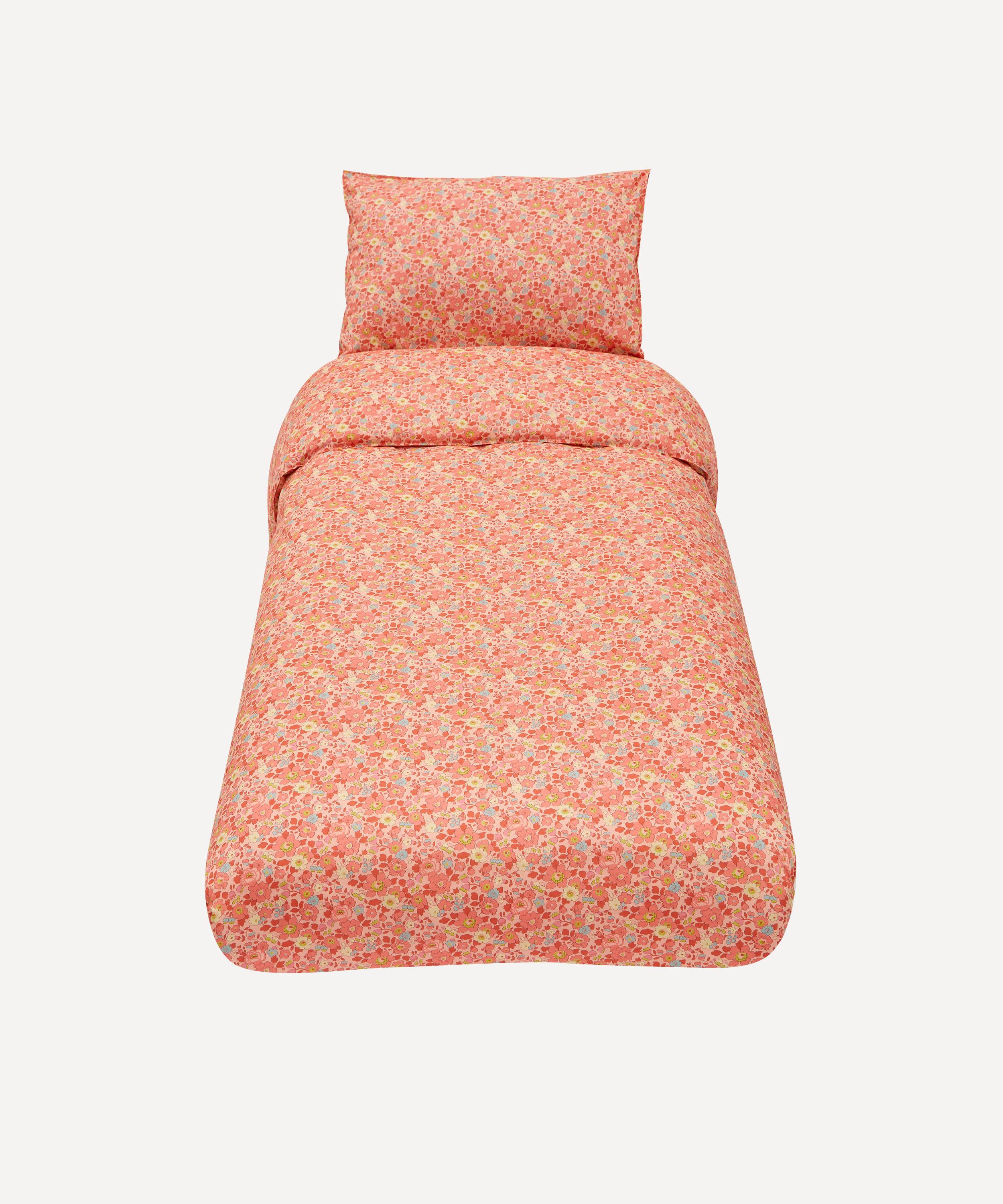 Coco & Wolf Betsy Single Duvet Cover Set In Coral