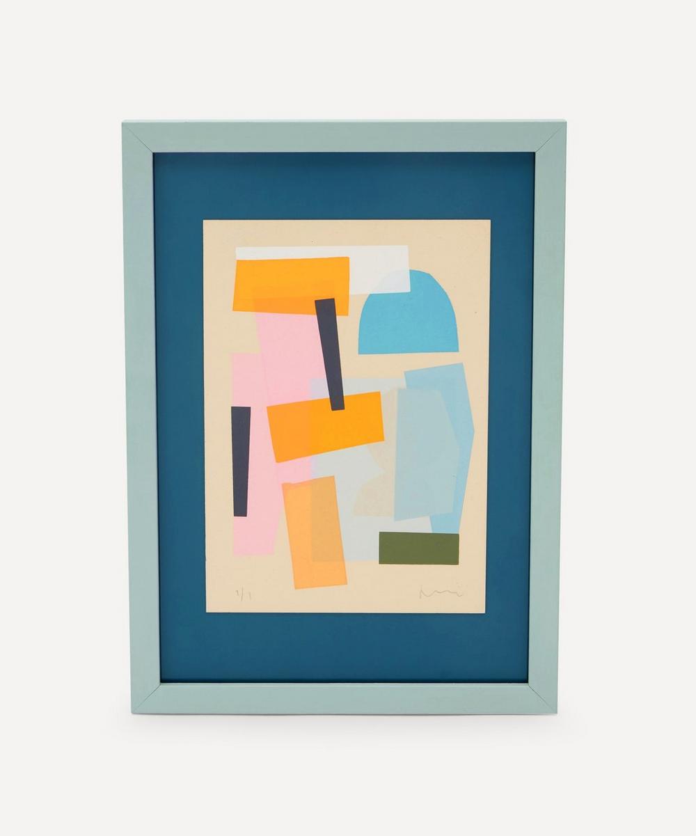 Jonathan Lawes Corse Framed Print In Blue