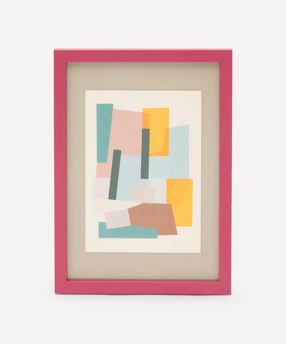 Jonathan Lawes Arrecife Framed Print In Orange