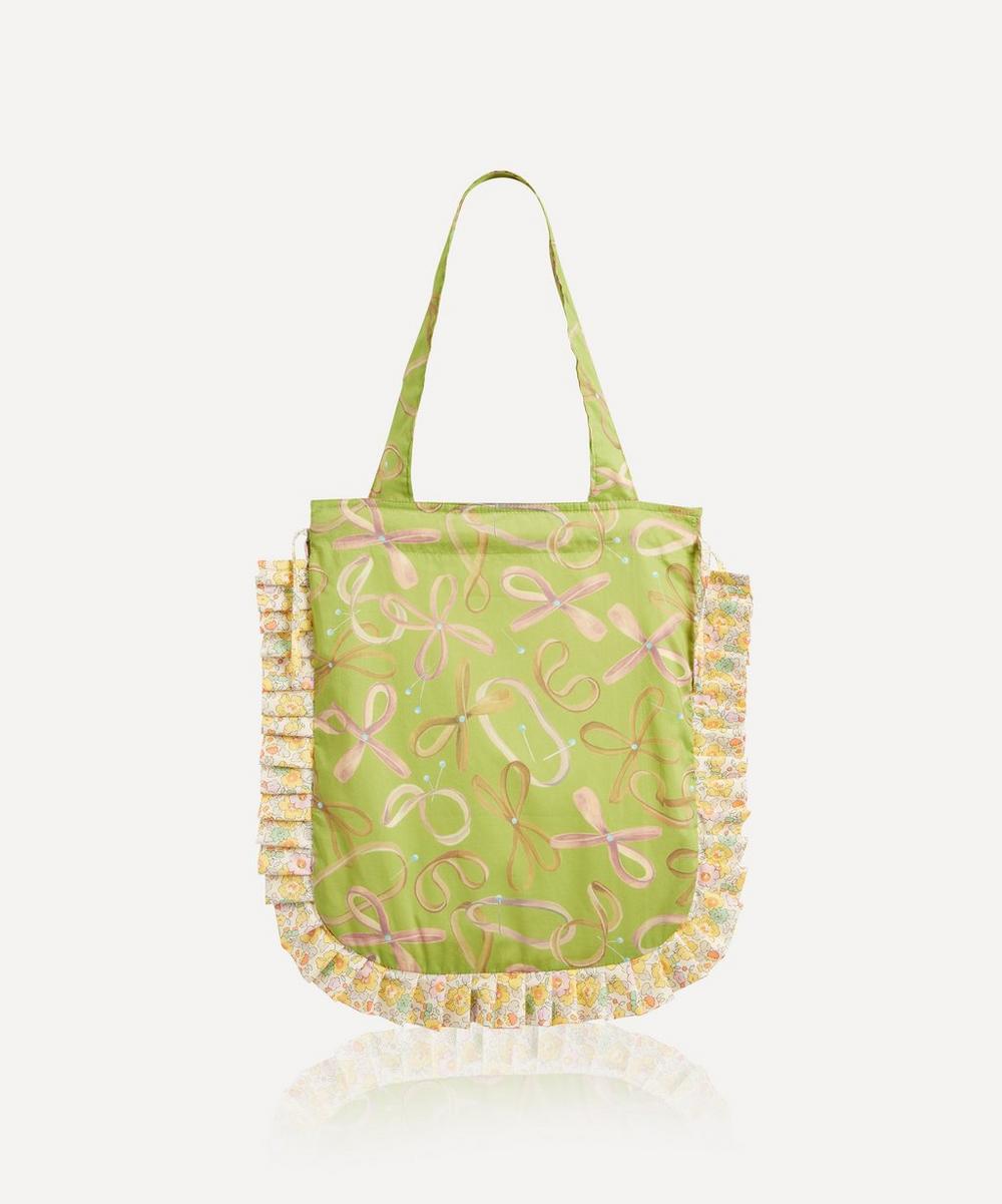 Maison M - Rubberband Man Frilled Tana Lawn™ Cotton Tote Bag image number 0